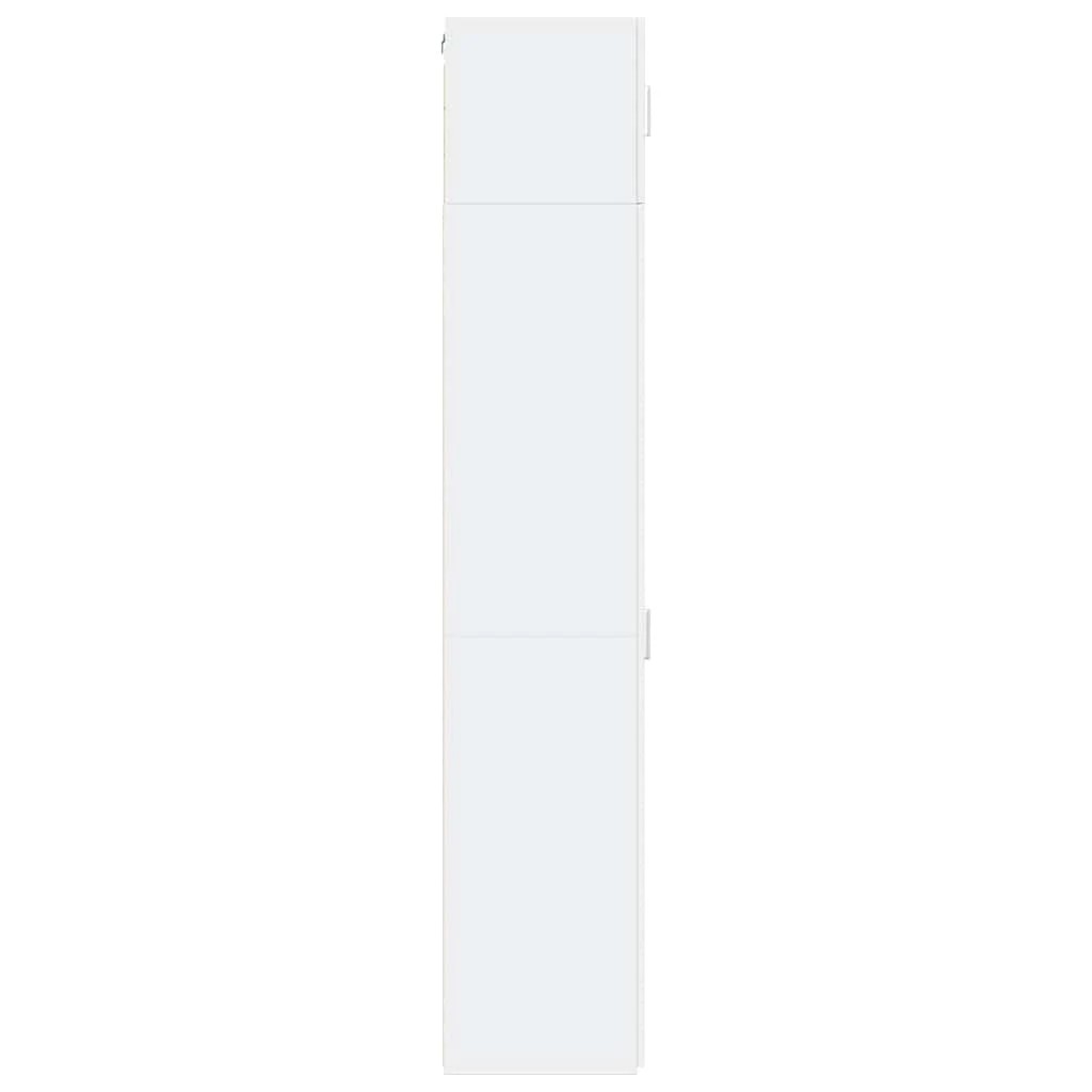 7 vidaXL Storage Cabinet with Shelves Ample Storage - White, 7 of 10