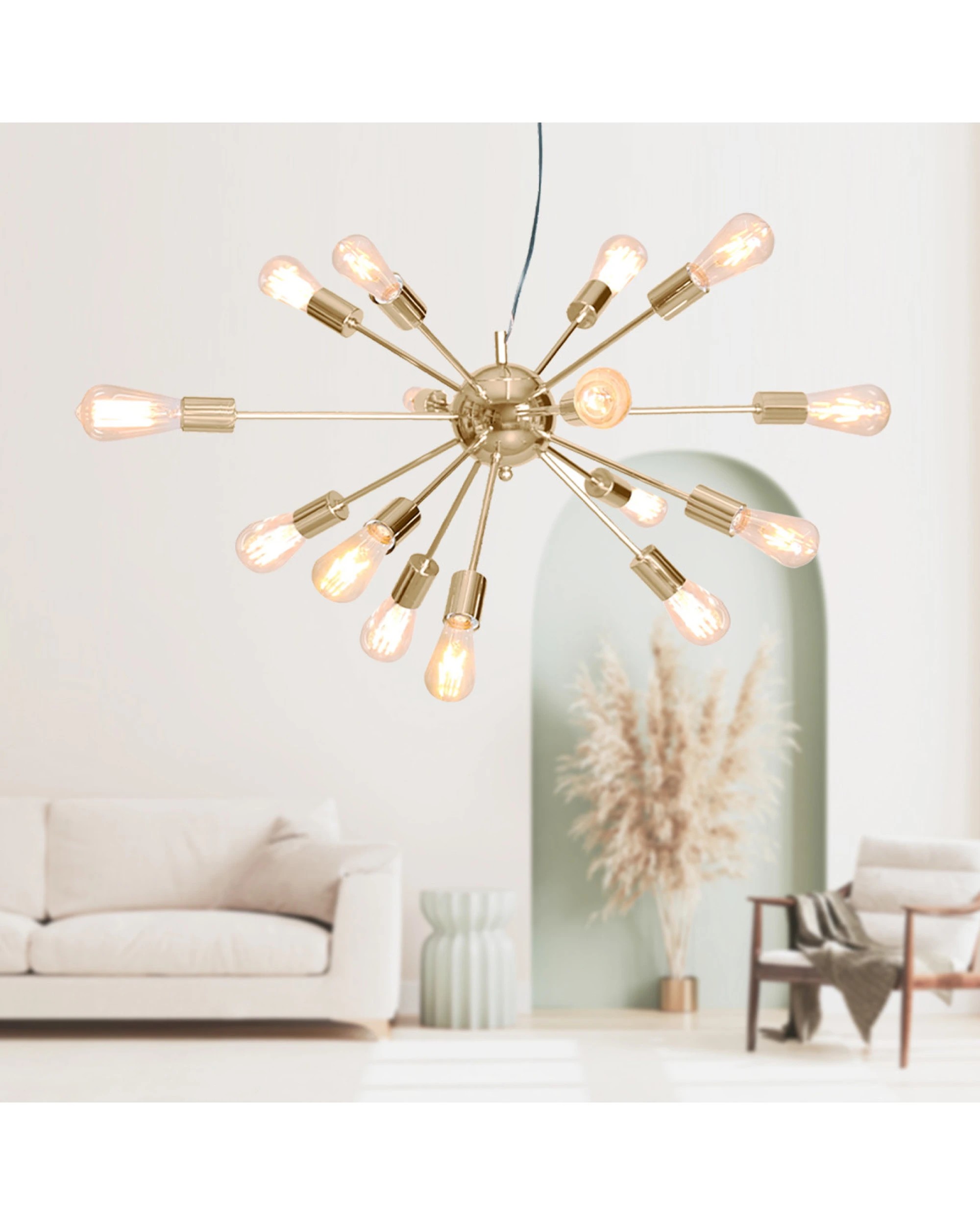 8 Sarantino 15-light Hanging Chandelier, 8 of 9
