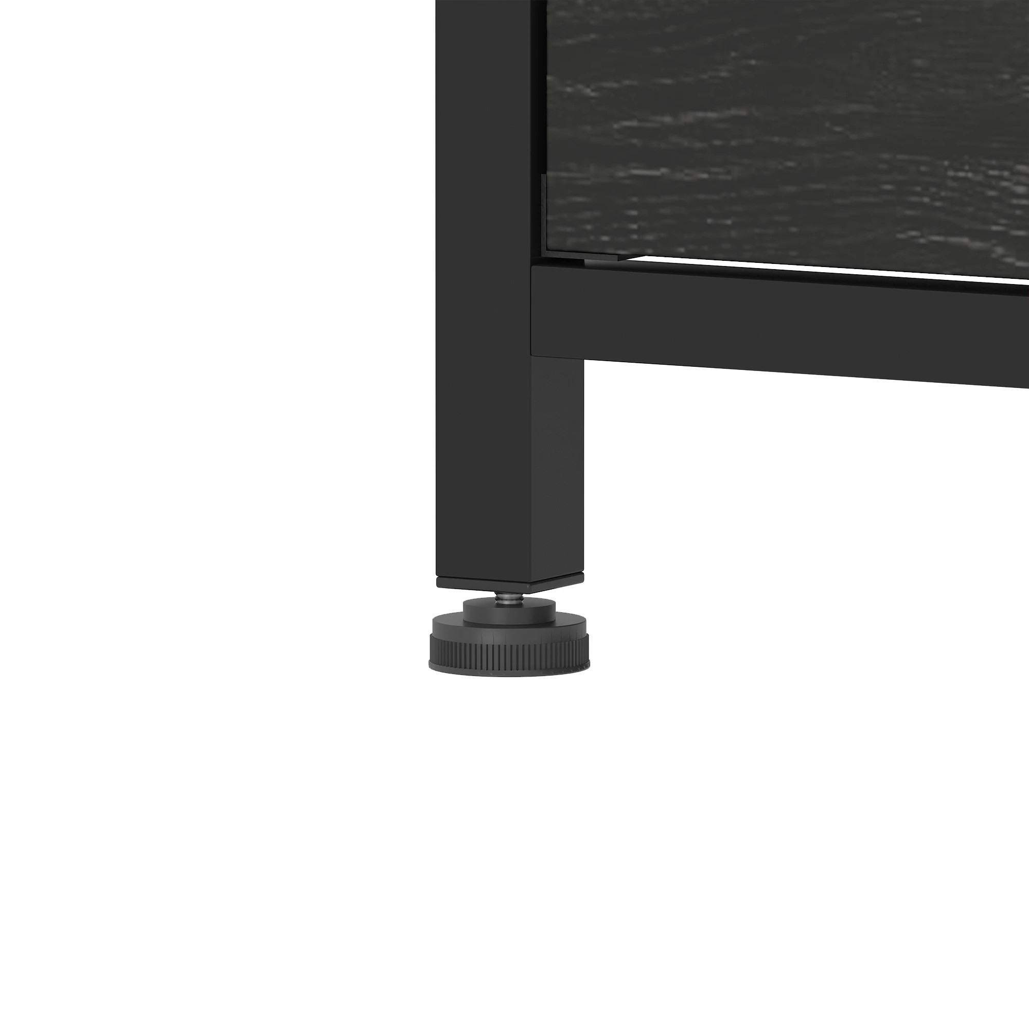 6 Advwin Set of 2 Bedside Table with Charging Station 4 Fabric Drawers Nightstand - Black, 6 of 10