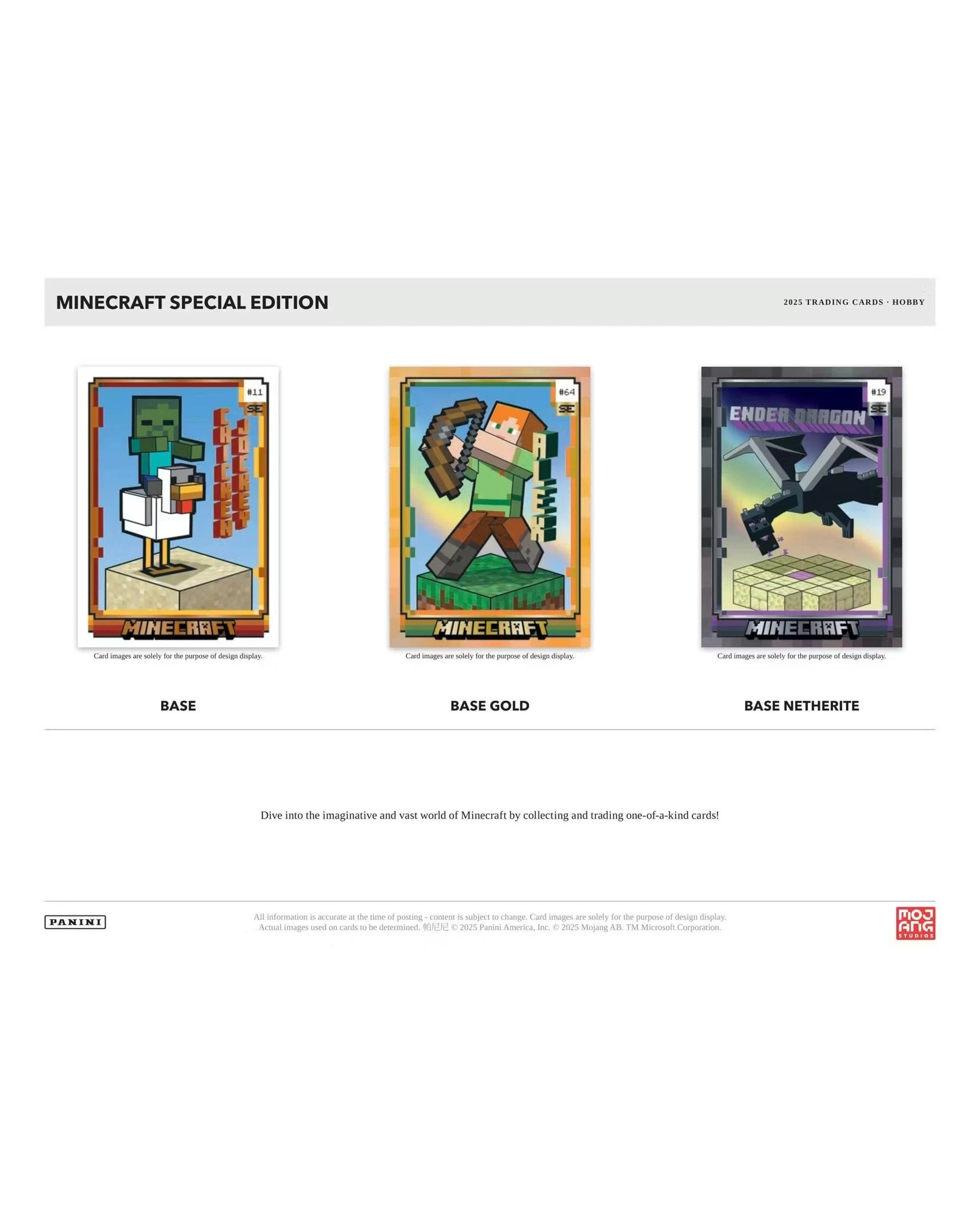 5 Panini 2025 Minecraft Special Edition Hobby Box, 5 of 6