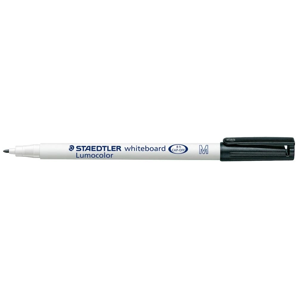 1 Staedtler Lumocolor Whiteboard Pen Bullet Black, 1 of 2