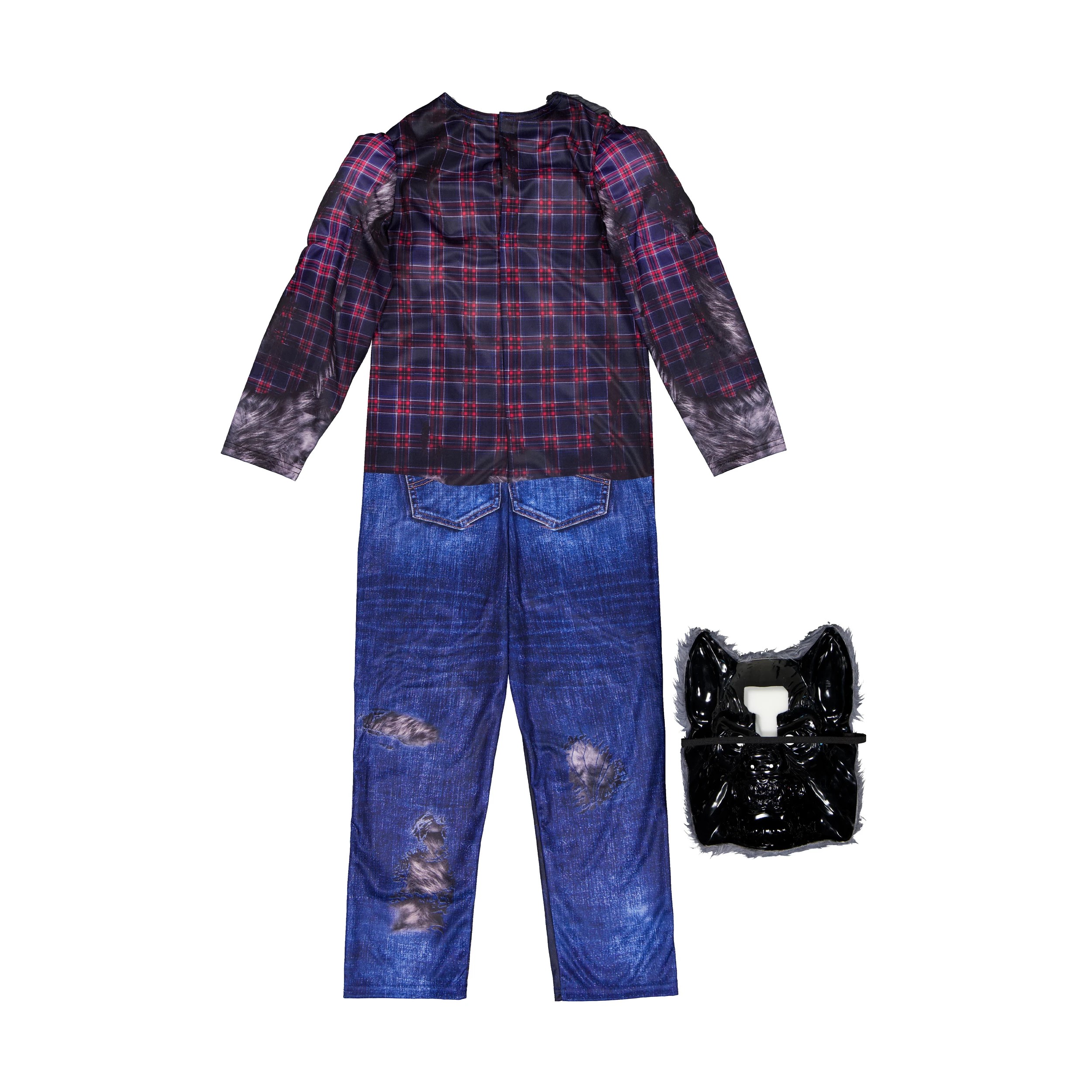 3 2 Piece Werewolf Costume with Mask - Ages 6 -8, 3 of 6