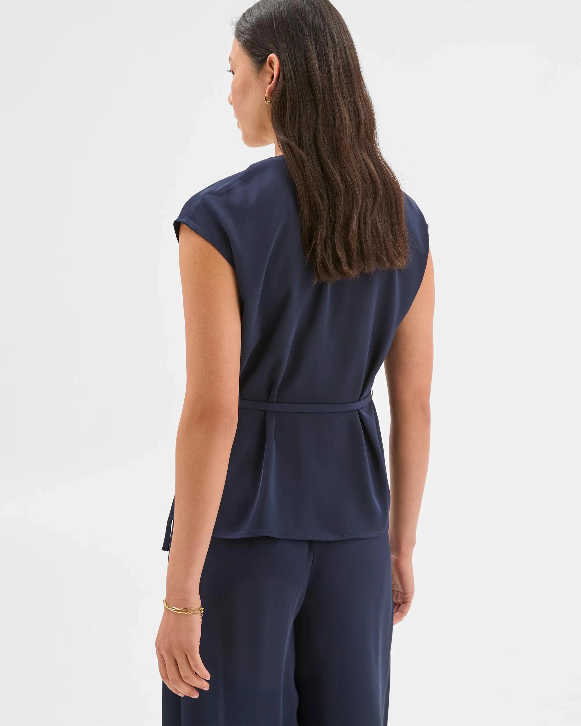 4 Tie Front Top - Preview OXFORD, 4 of 7