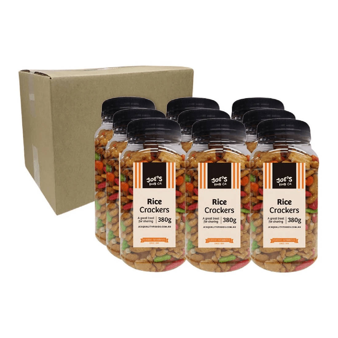 J.C.'s Quality Foods Mixed Rice Crackers 380g 9 Pack - Kmart