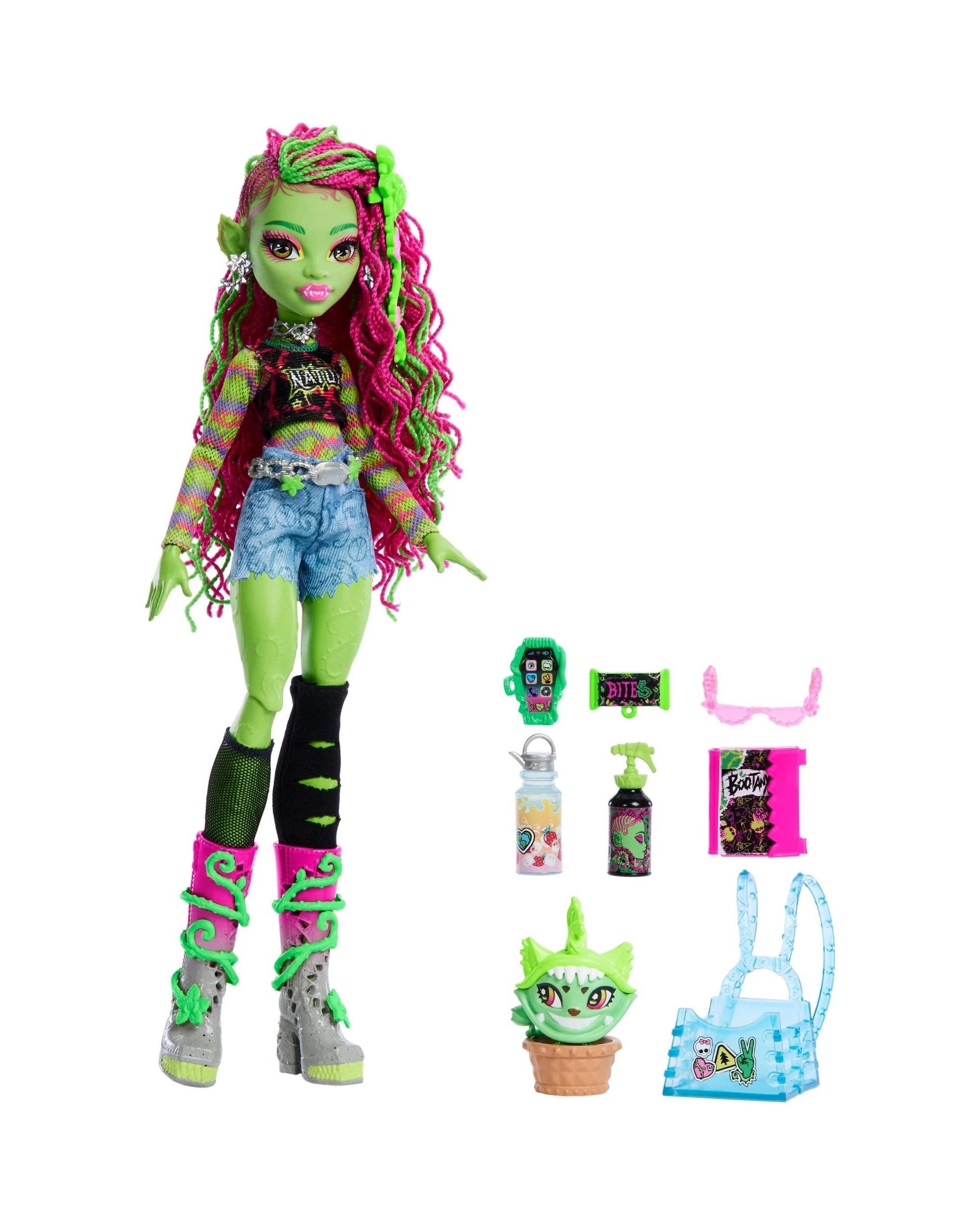 2 Monster High Venus McFlytrap With Chewlian Pet Fashion Doll, 2 of 5
