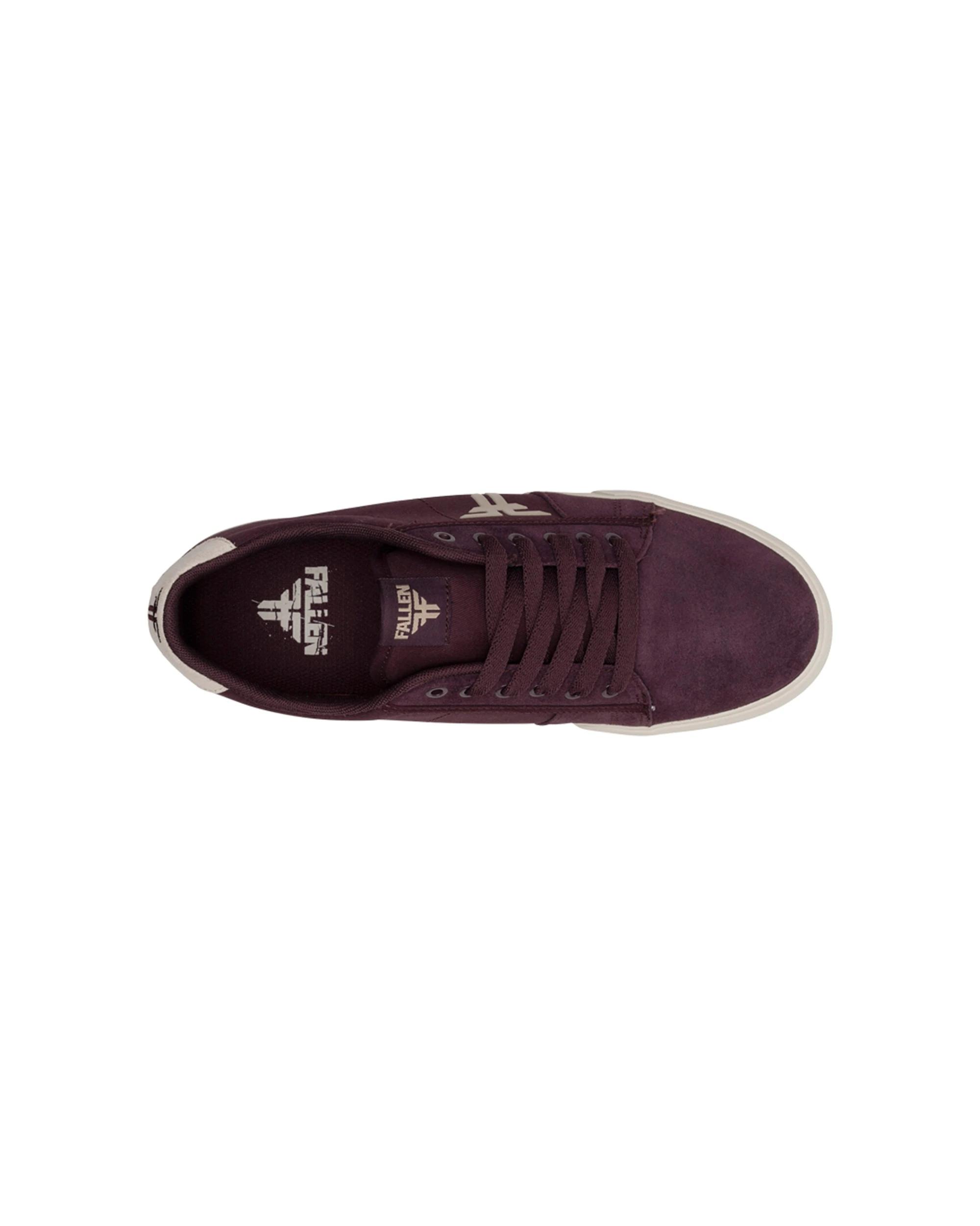 5 Fallen Footwear Bomber Skate Men's Shoe Vulcanized Durable Construction WINE/BONE, 5 of 5