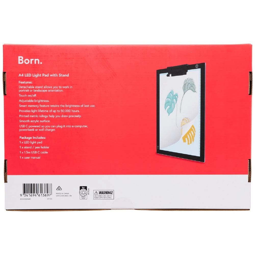 2 Born A4 LED Light Pad with Stand, 2 of 8