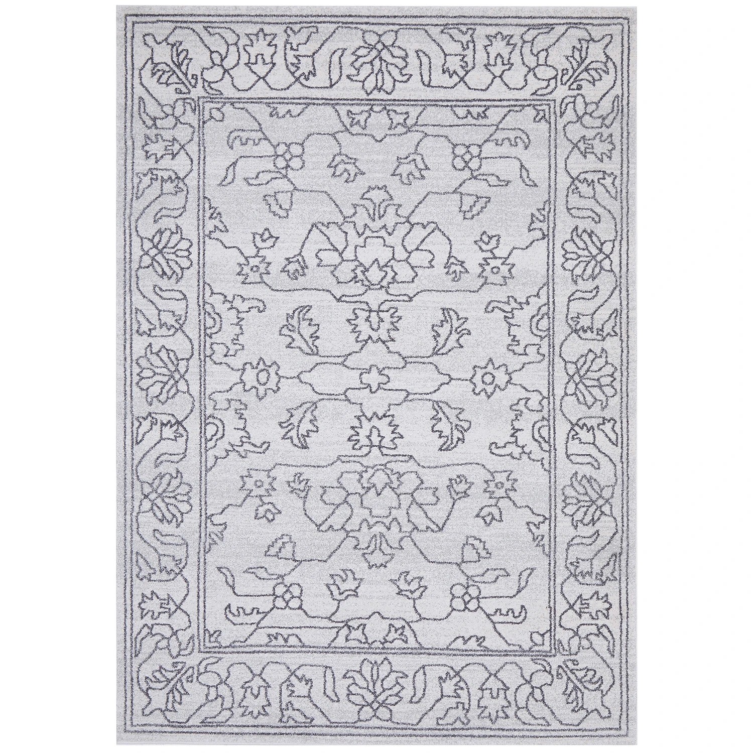 2 Common Ground Rugs Elysium Bjorn 290x200cm - Large Pet Friendly Floor Rug - White, 2 of 7