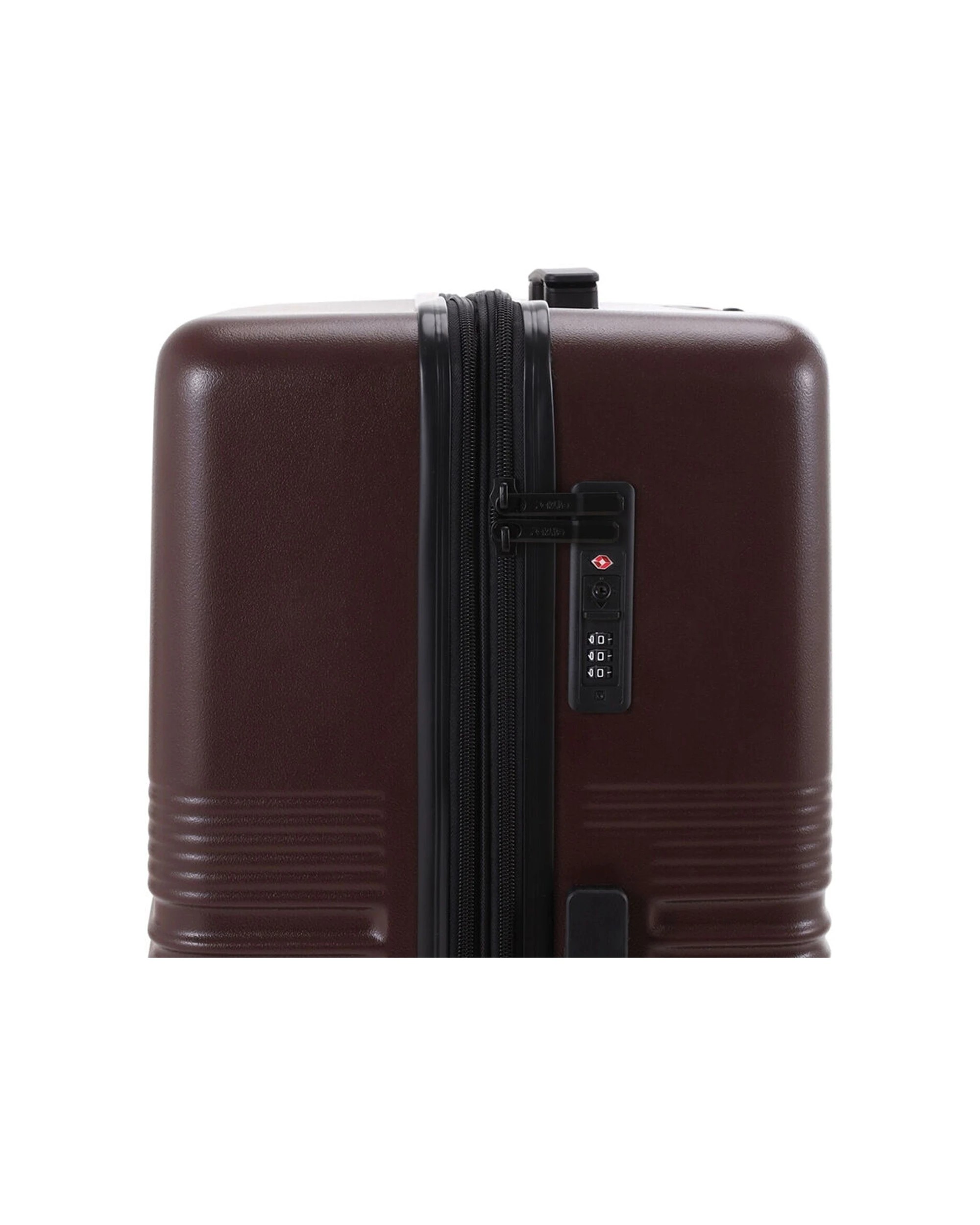 7 Paklite Elements Small Travel Luggage Suitcase Lightweight 56.5x38cm - Burgundy, 7 of 8