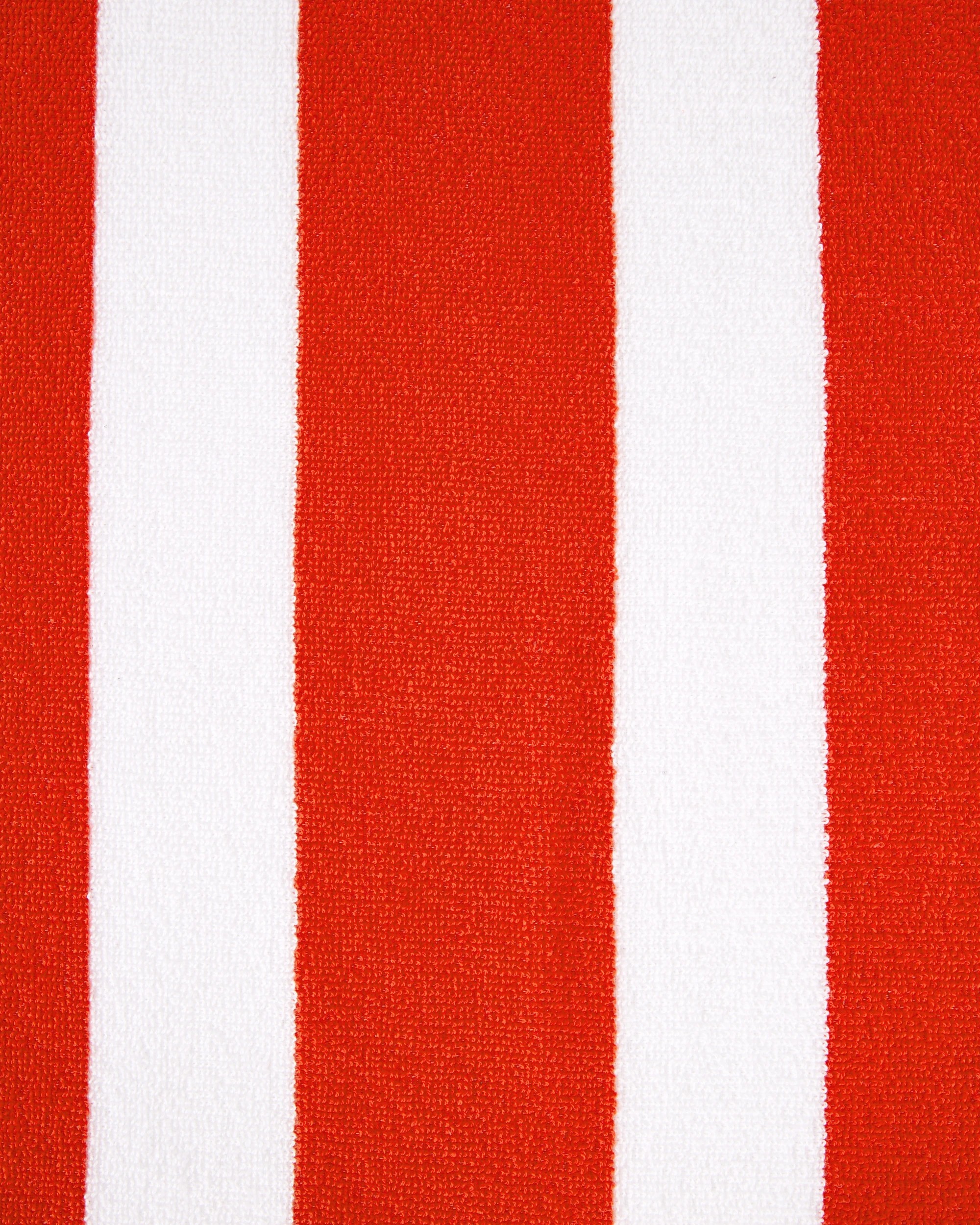 2 Cotton Striped Beach Towel - Red, 2 of 6