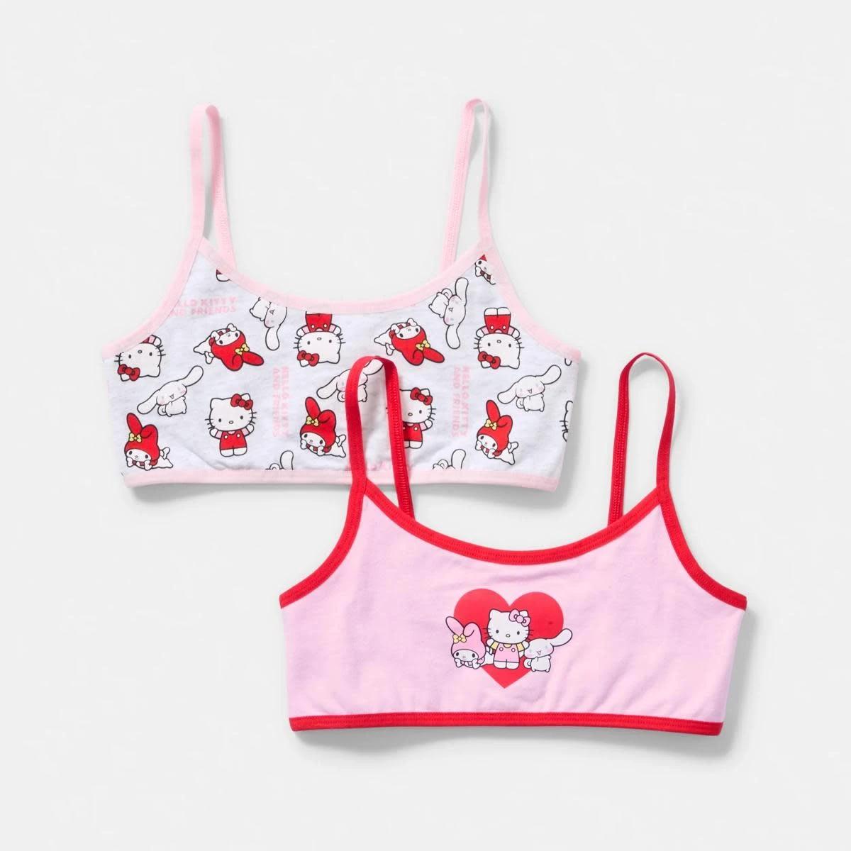1 2 Pack Hello Kitty License Crop Top HELLO KITTY, 1 of 3