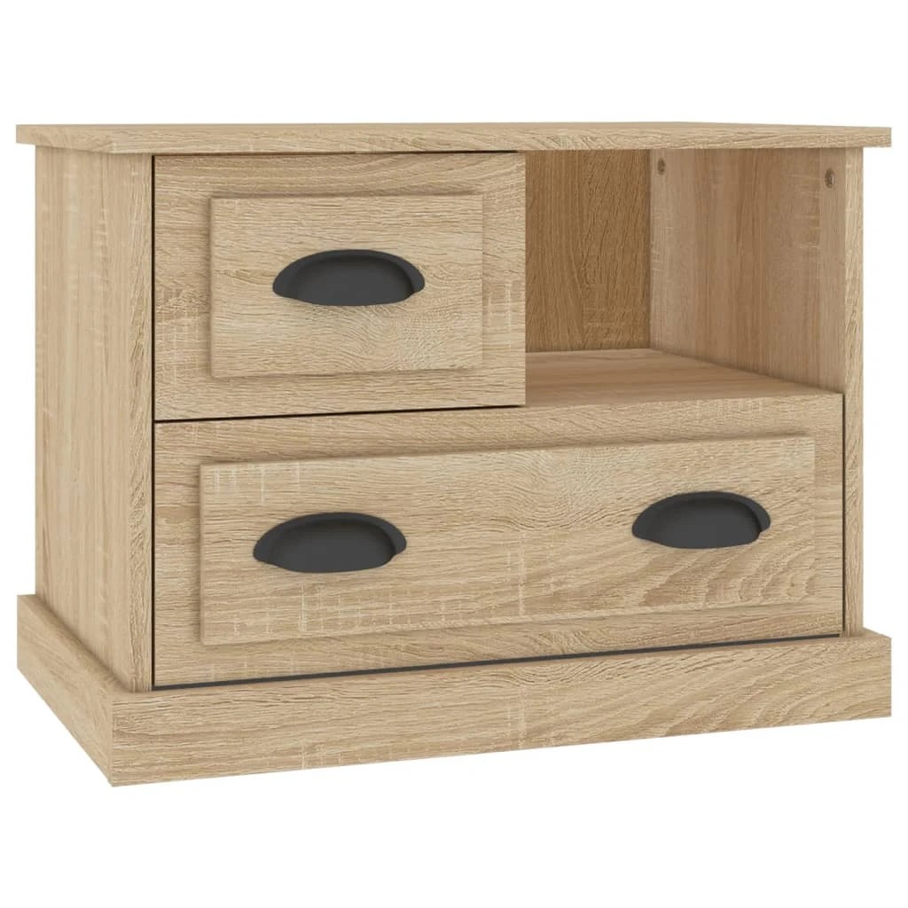 2 vidaXL bedside cabinet Ample Storage - Brown, 2 of 9