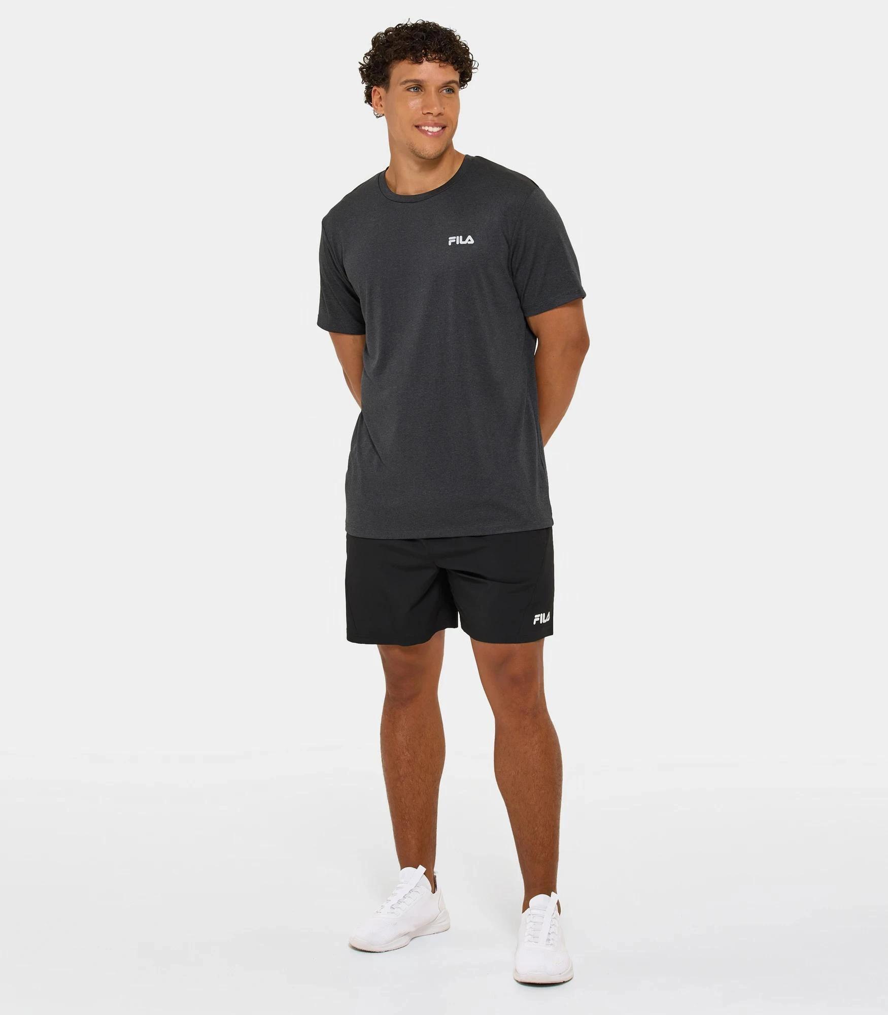2 Flint Quick Dry T-Shirt - Fila BLACK, 2 of 5
