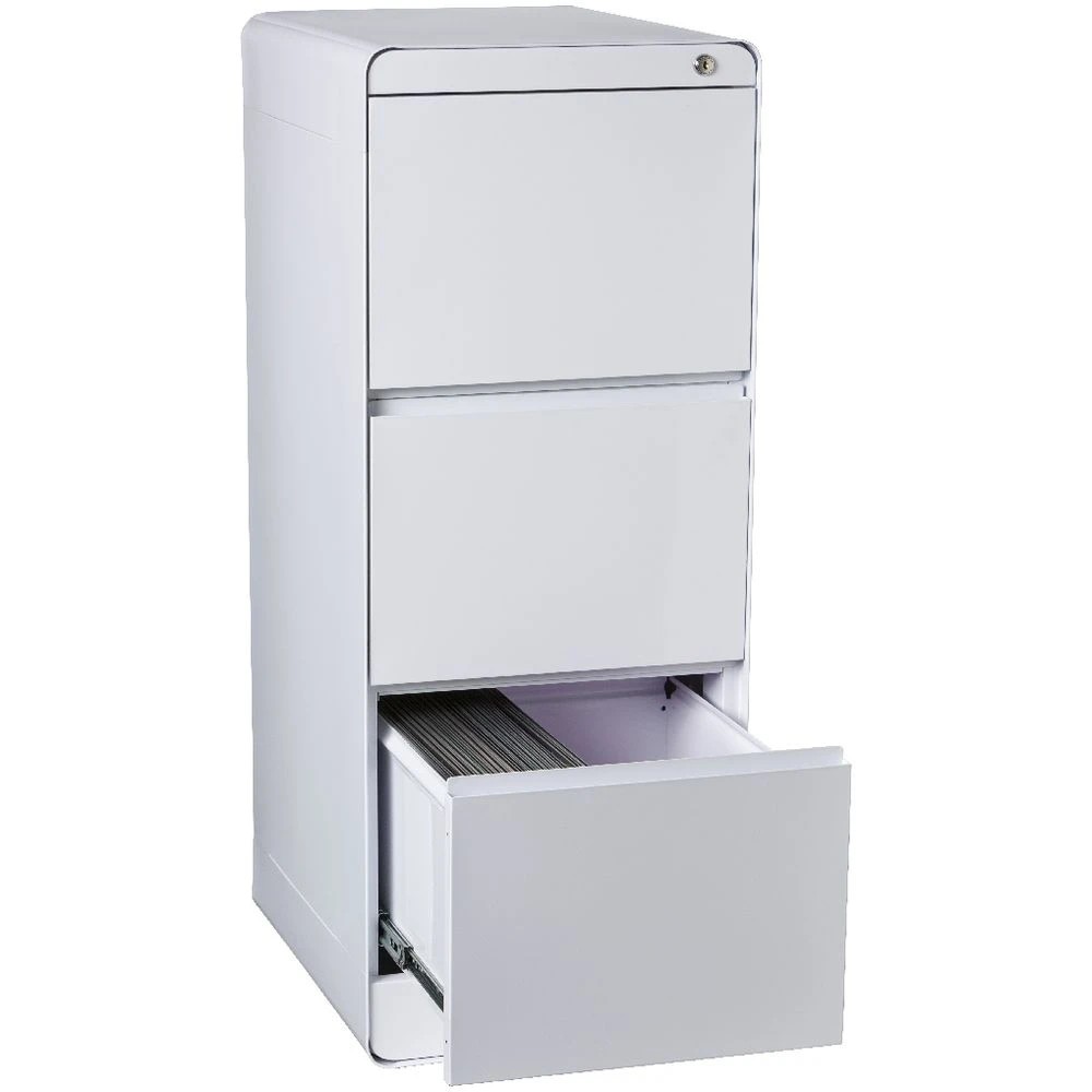 2 Otto Venturo 3 Drawer Filing Cabinet White Cabinets Filing Drawer Cabinets, 2 of 6