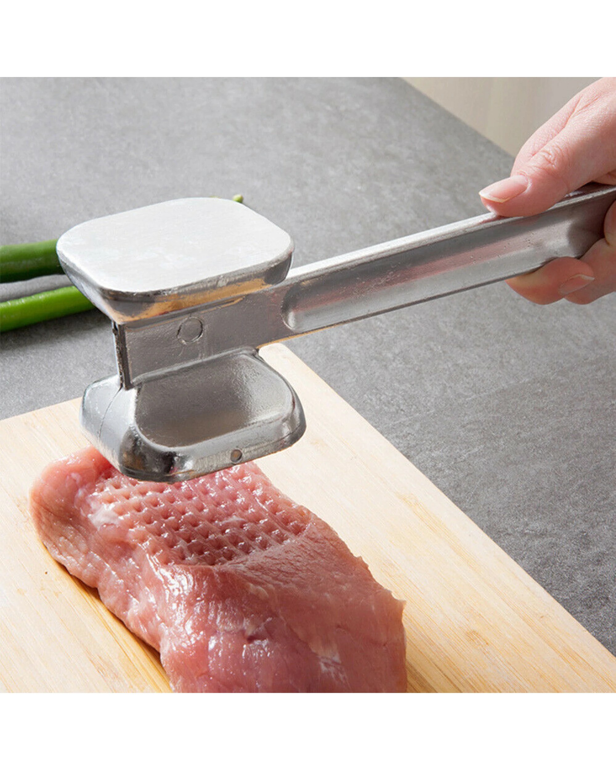 4 BR Home Meat Tenderiser Mallet with Comfortable Handle, 4 of 10
