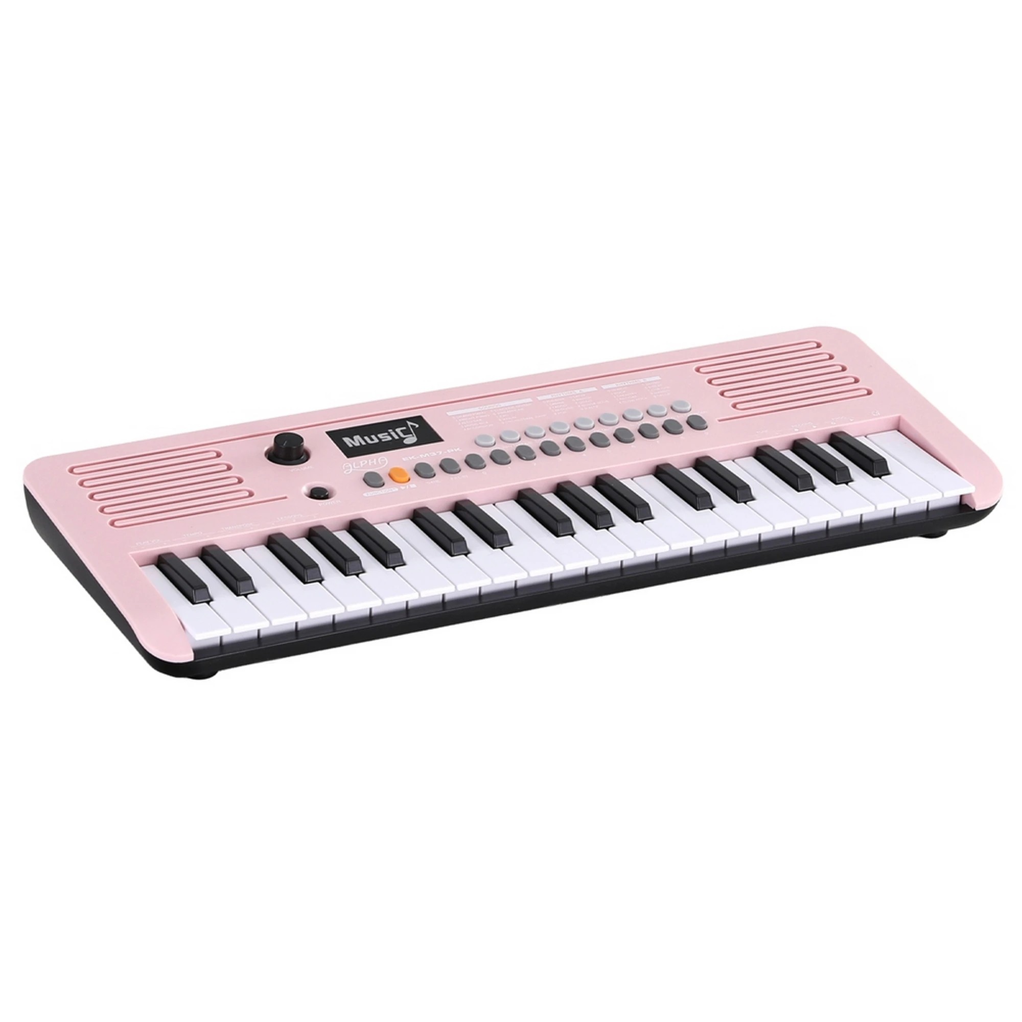 1 Alpha 37-Key Digital Piano Keyboard for Kids Beginners Electronic Keyboard Piano Gift - Pink, 1 of 7