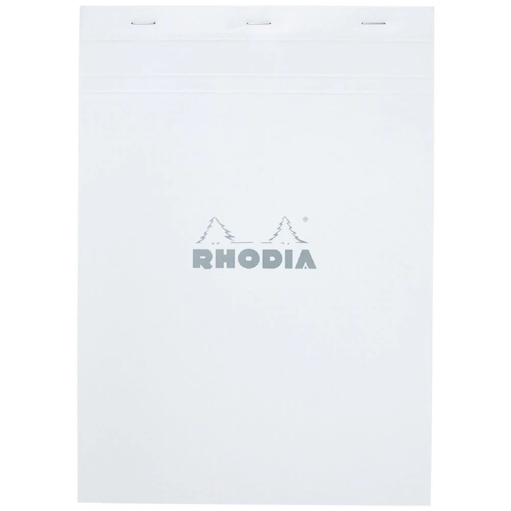 1 Rhodia No. 18 Grid Ruled A4 Notepad White 80 Sheets, 1 of 4