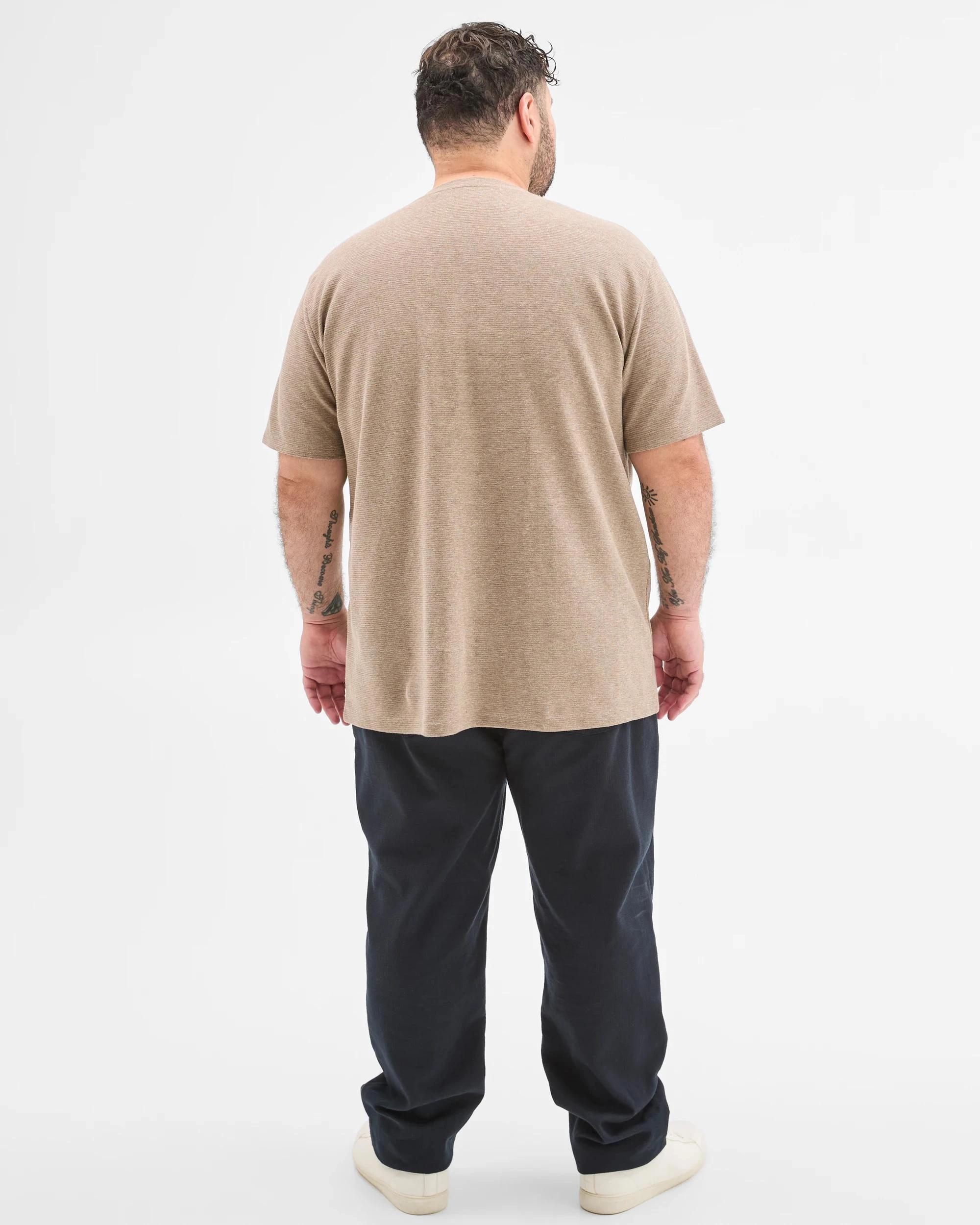 6 Target Plus Size Australian Cotton Blend Textured T-Shirt MUSHROOM, 6 of 6