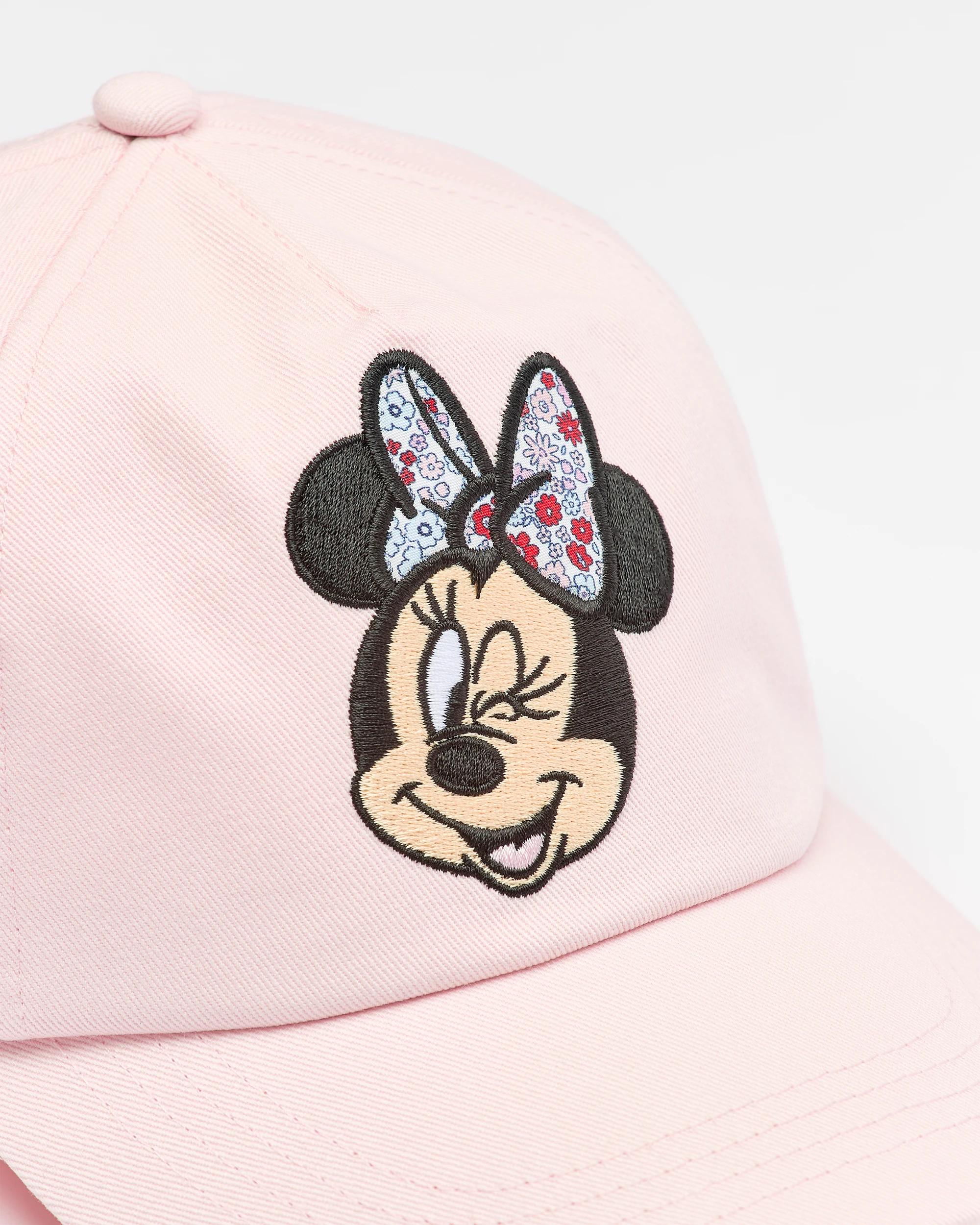 2 Disney Kids Licensed Minnie Mouse Bow Cap PINK, 2 of 4