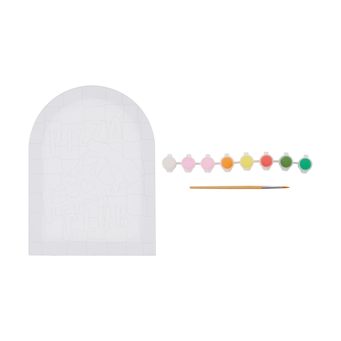 2 DIY Paint Your Own Canvas Art Kit - Pizza, 2 of 4