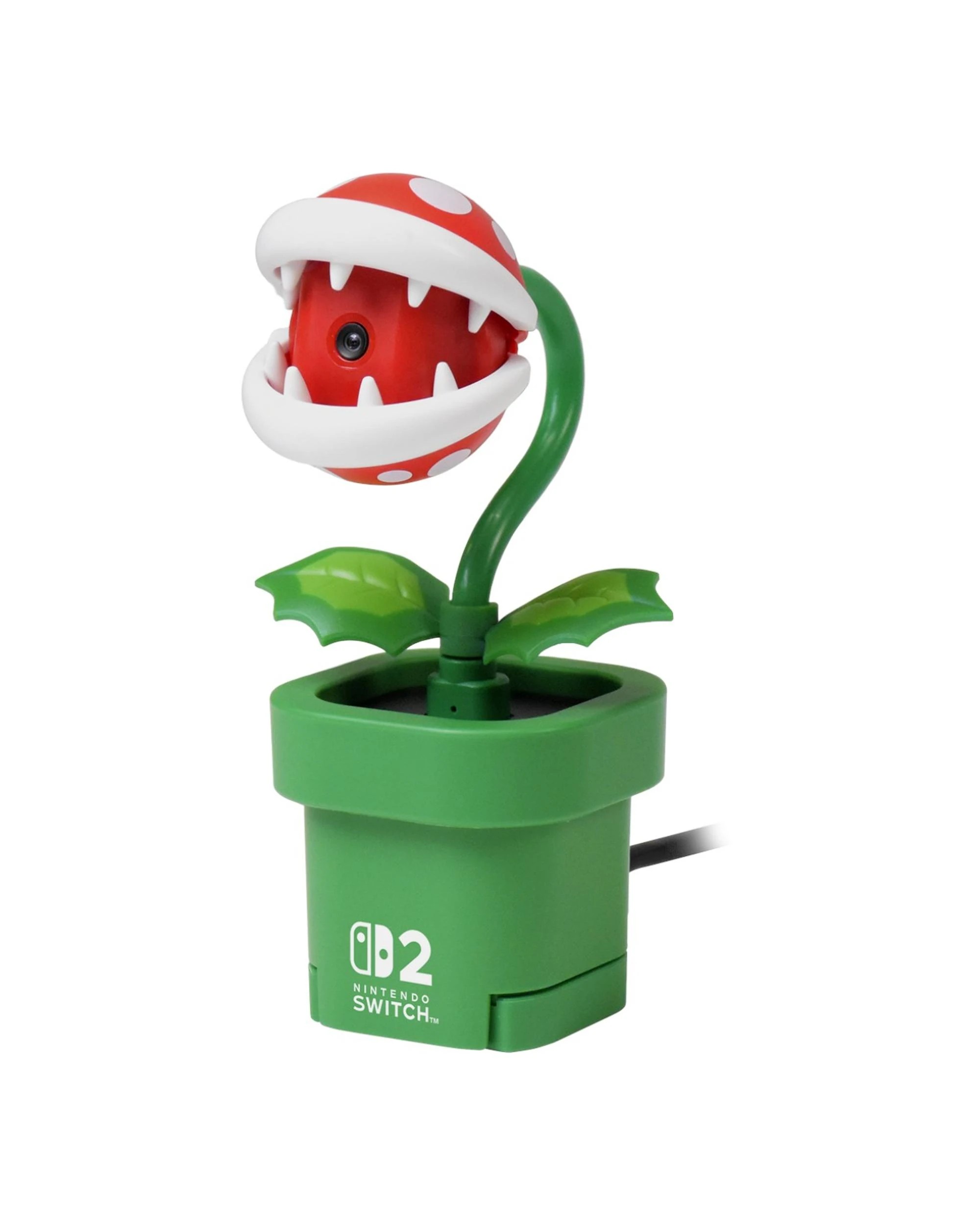 1 HORI Piranha Plant Camera for Nintendo Switch 2 - Green, 1 of 7