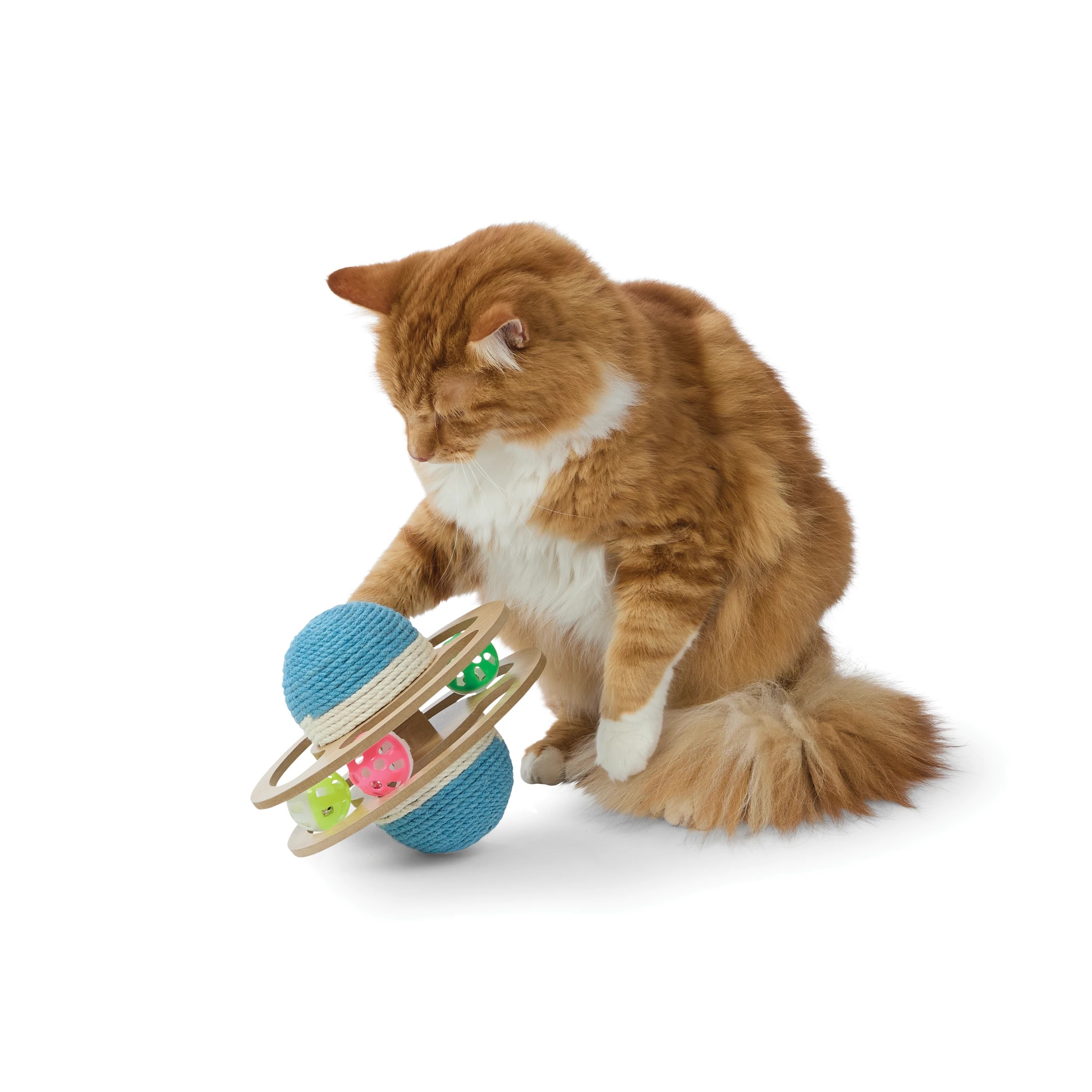 2 Rolling Cat Scratcher Ball - Small, 2 of 9