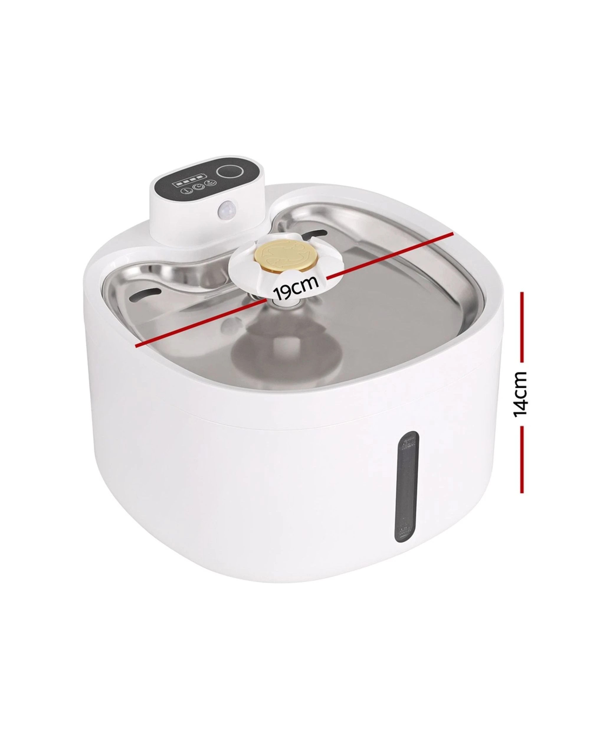 3 I.pet Pet Water Fountain Feeder Dispenser Filter Dog Cat Drinking Automatic 2.6l
 - White, 3 of 3