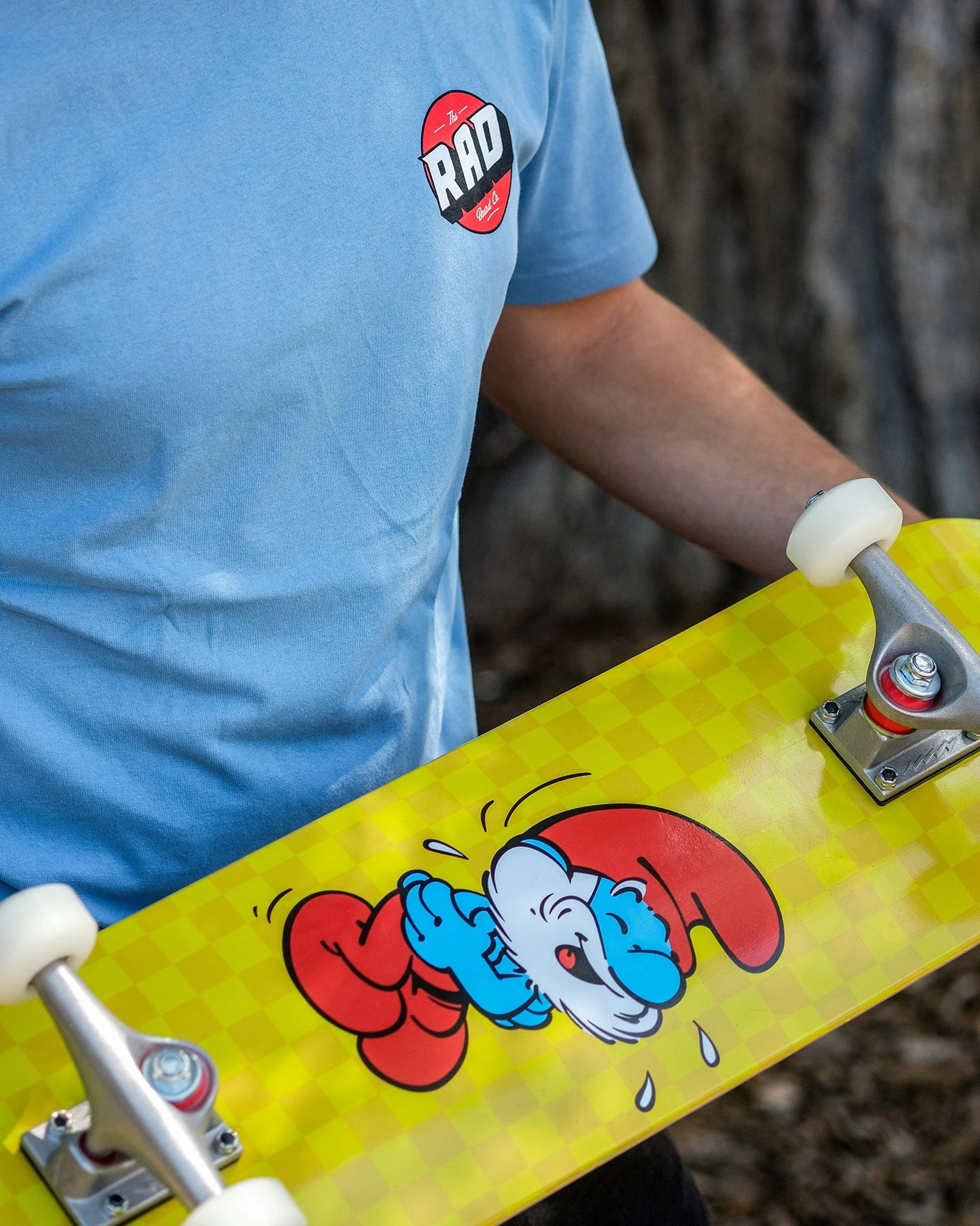 2 Rad Board Co Smurfs Complete Skateboard Dude Crew Papa Laughing 7.75 Inch - Multi, 2 of 7