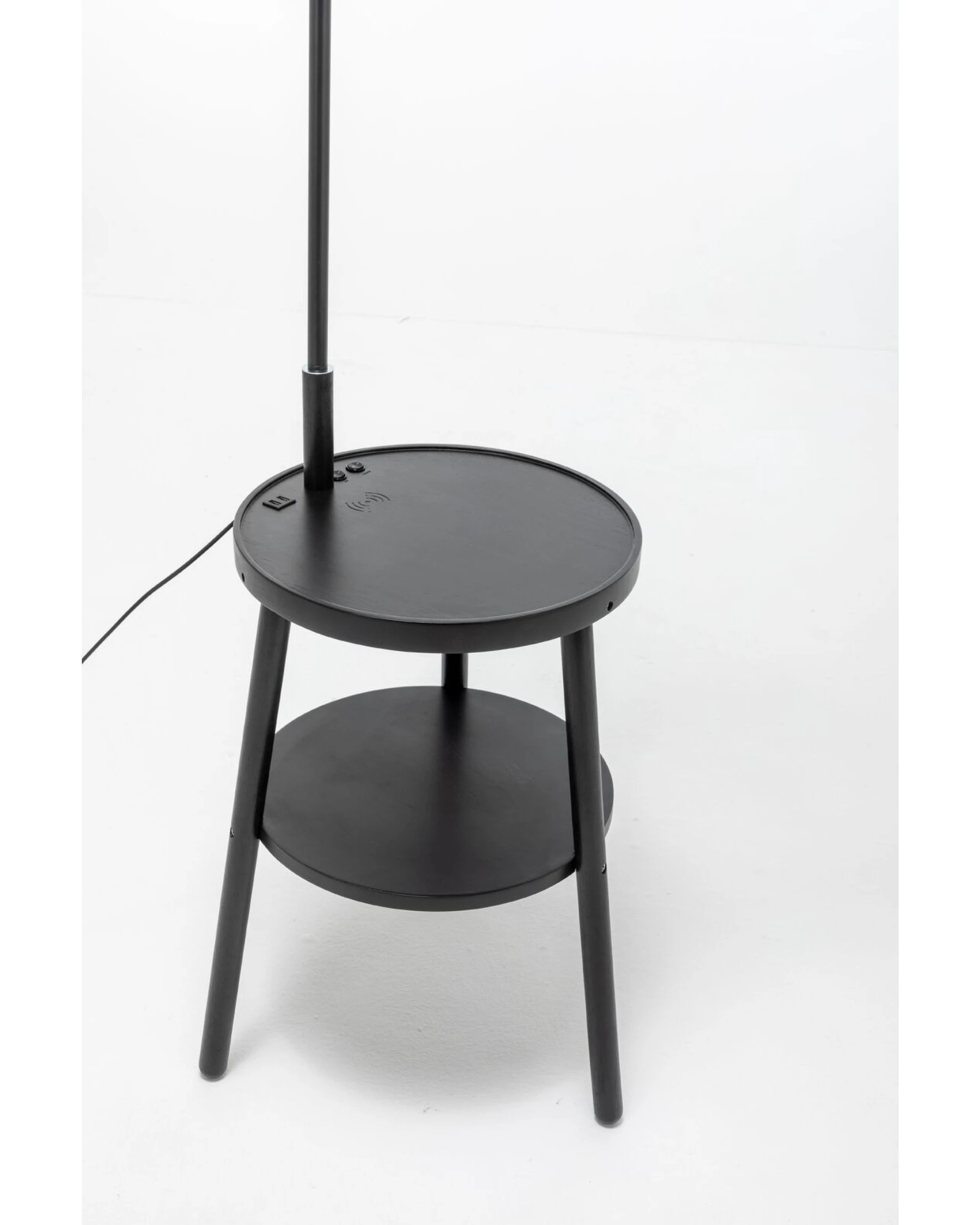 7 BR Home Naples Tripod Floor Lamp with Storage Drawer and USB Charging, 7 of 8