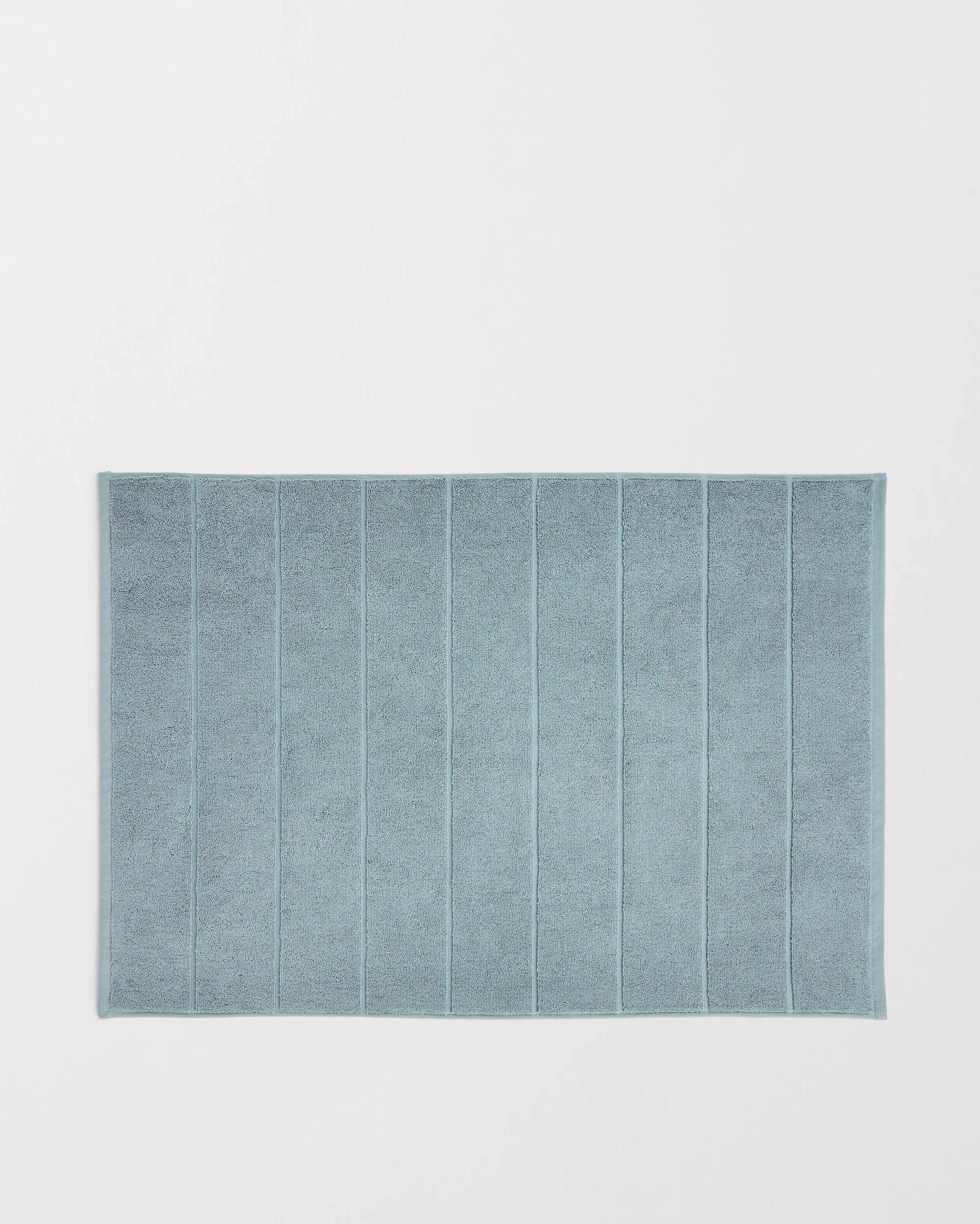 1 Target Laynie Australian Cotton Textured Bath Mat - Blue, 1 of 2