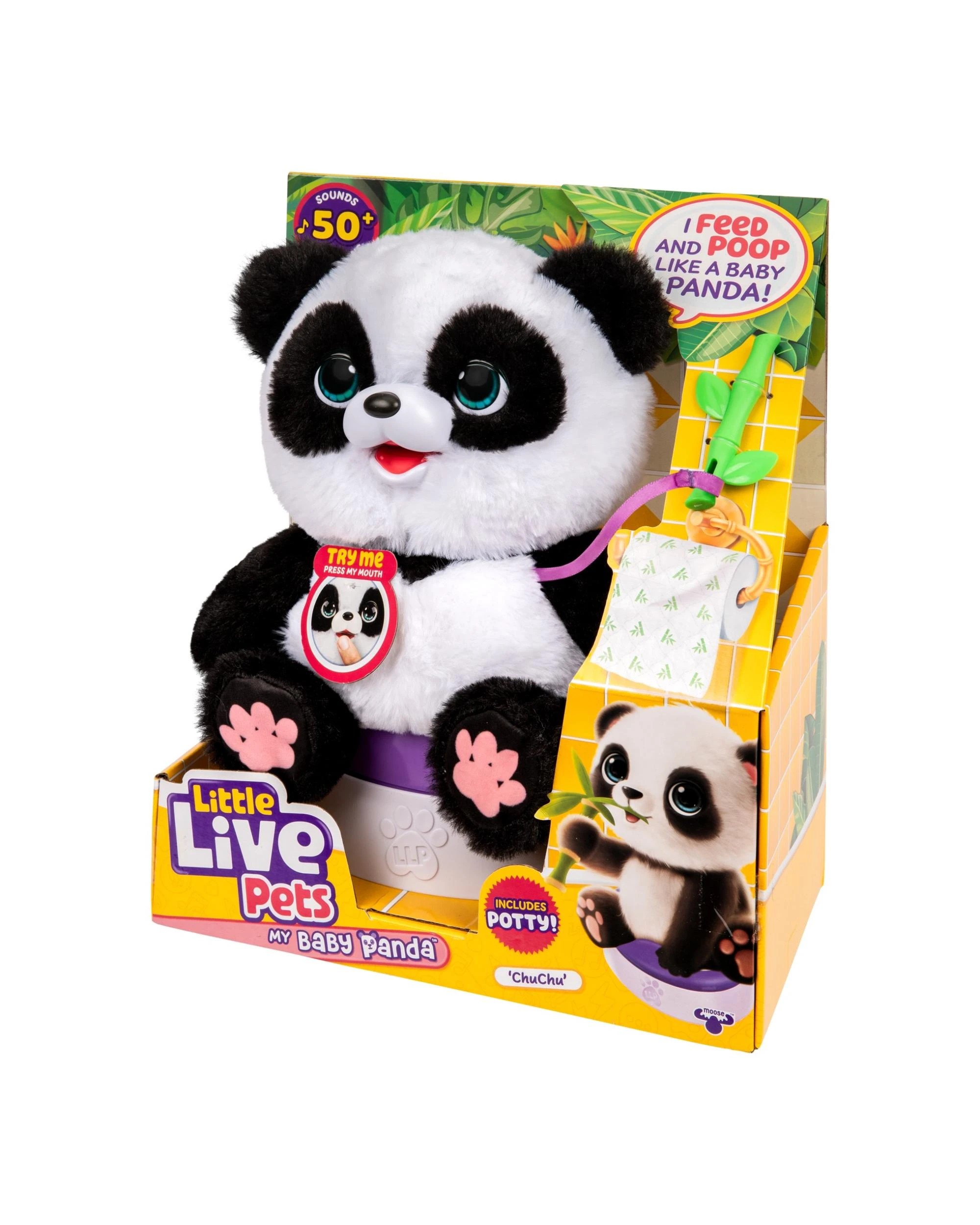 2 Little Live Pets My Baby Panda ChuChu, 2 of 10
