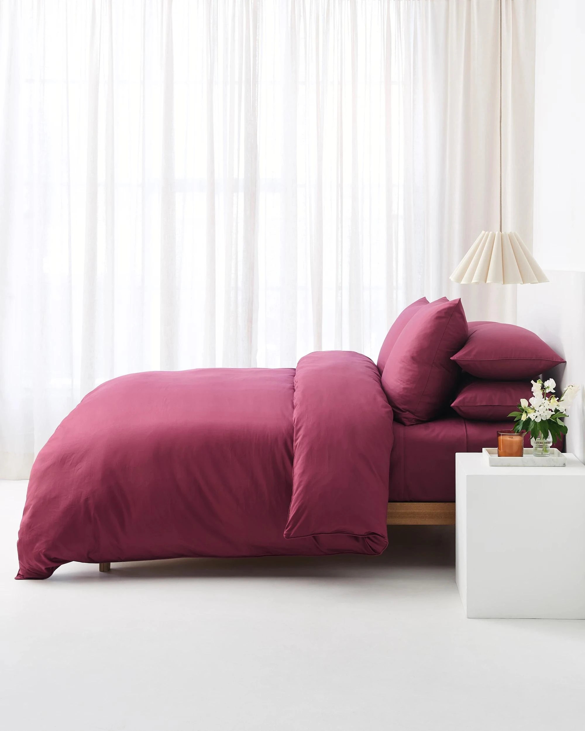 2 Target Luxury Egyptian Cotton Quilt Cover Set - Queen Bed - Pink, 2 of 10