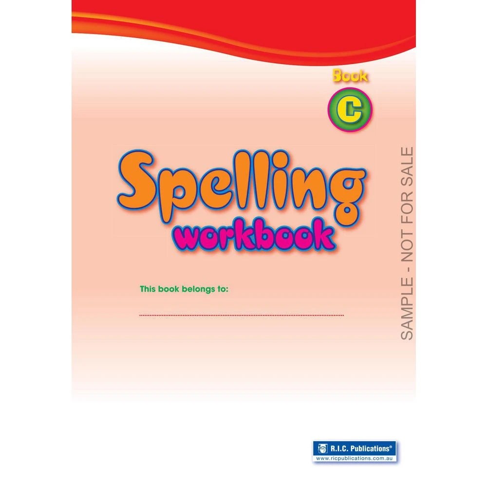 2 Spelling Workbook Interactive Book C, 2 of 5