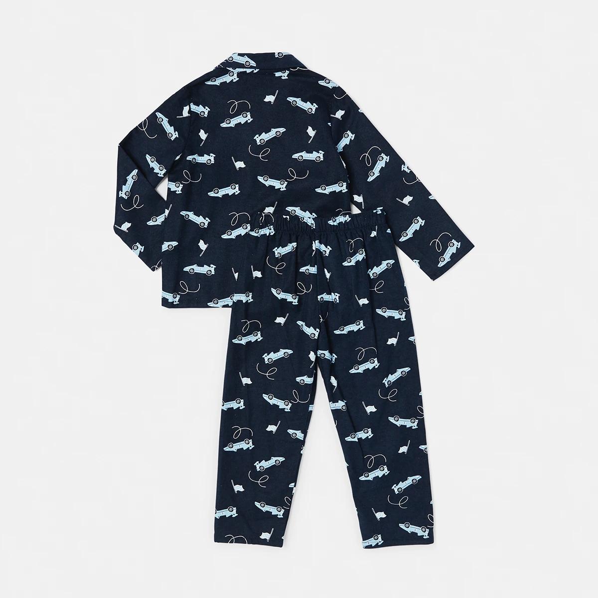 6 Flannel Pyjama Set Cars, 6 of 8