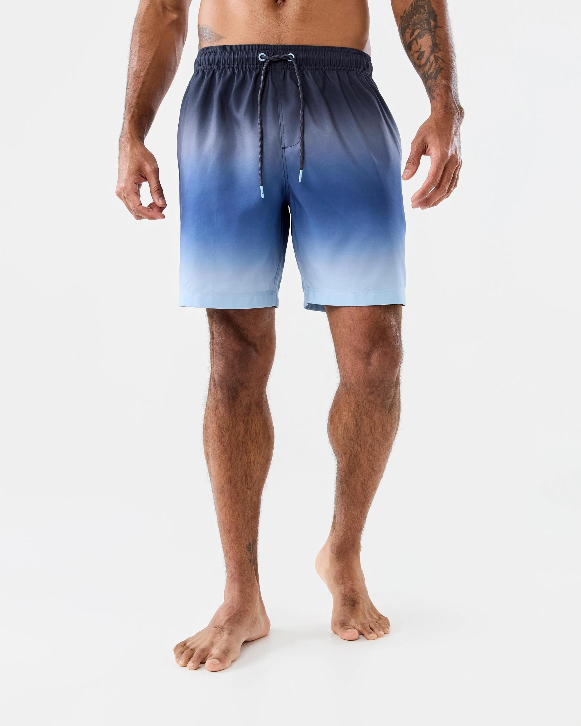 6 Regular Print Swim Boardshorts Blu Gradnt, 6 of 6