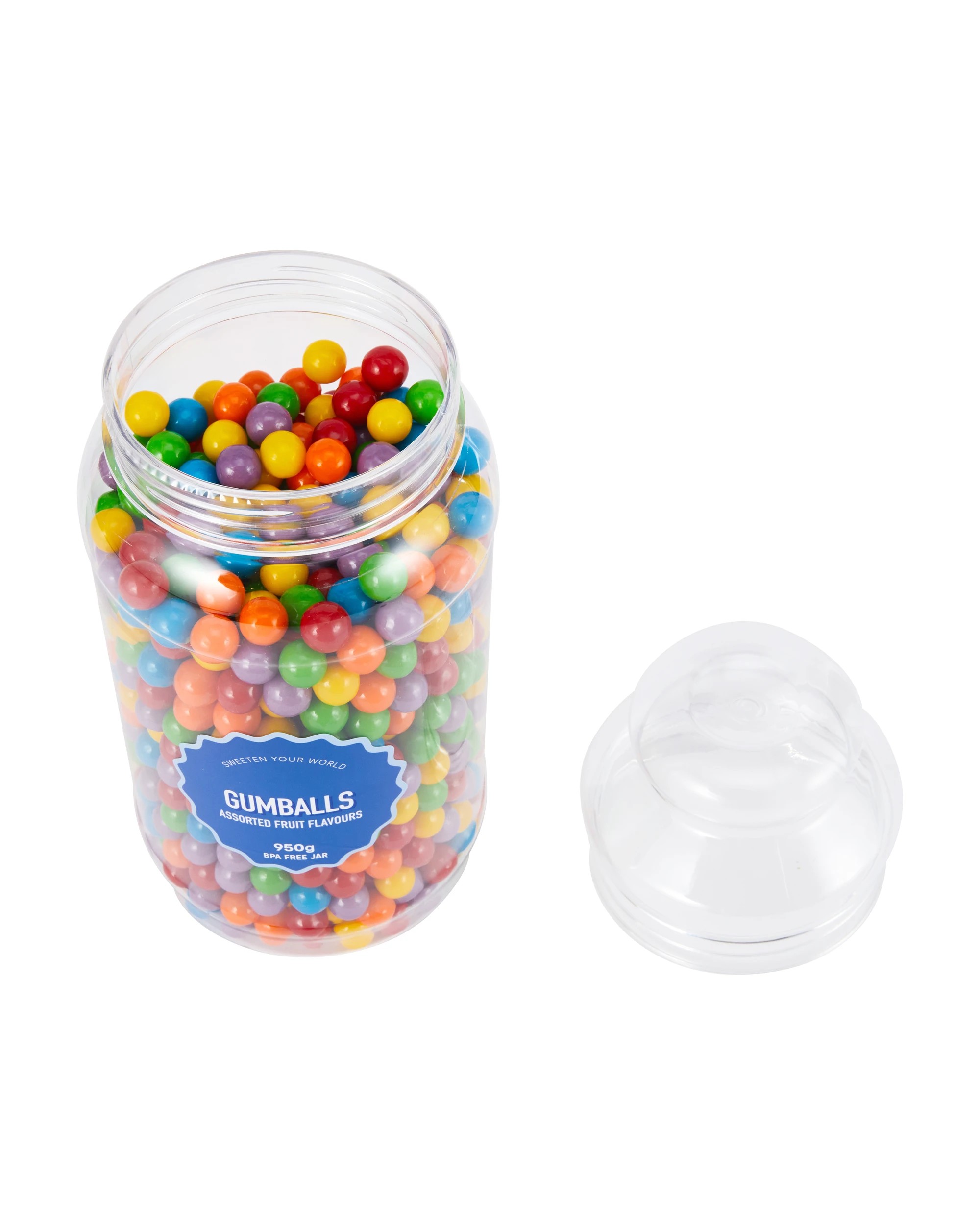3 Assorted Fruit Flavours Gumballs 950g, 3 of 5