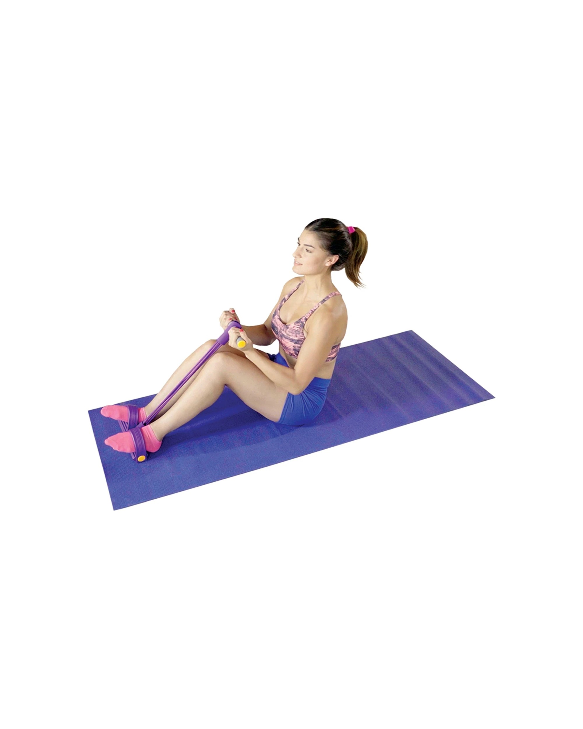 3 TV Shop Ezcise Fitness Device Resistance Trainer Home Workout Abs Training - Purple, 3 of 6