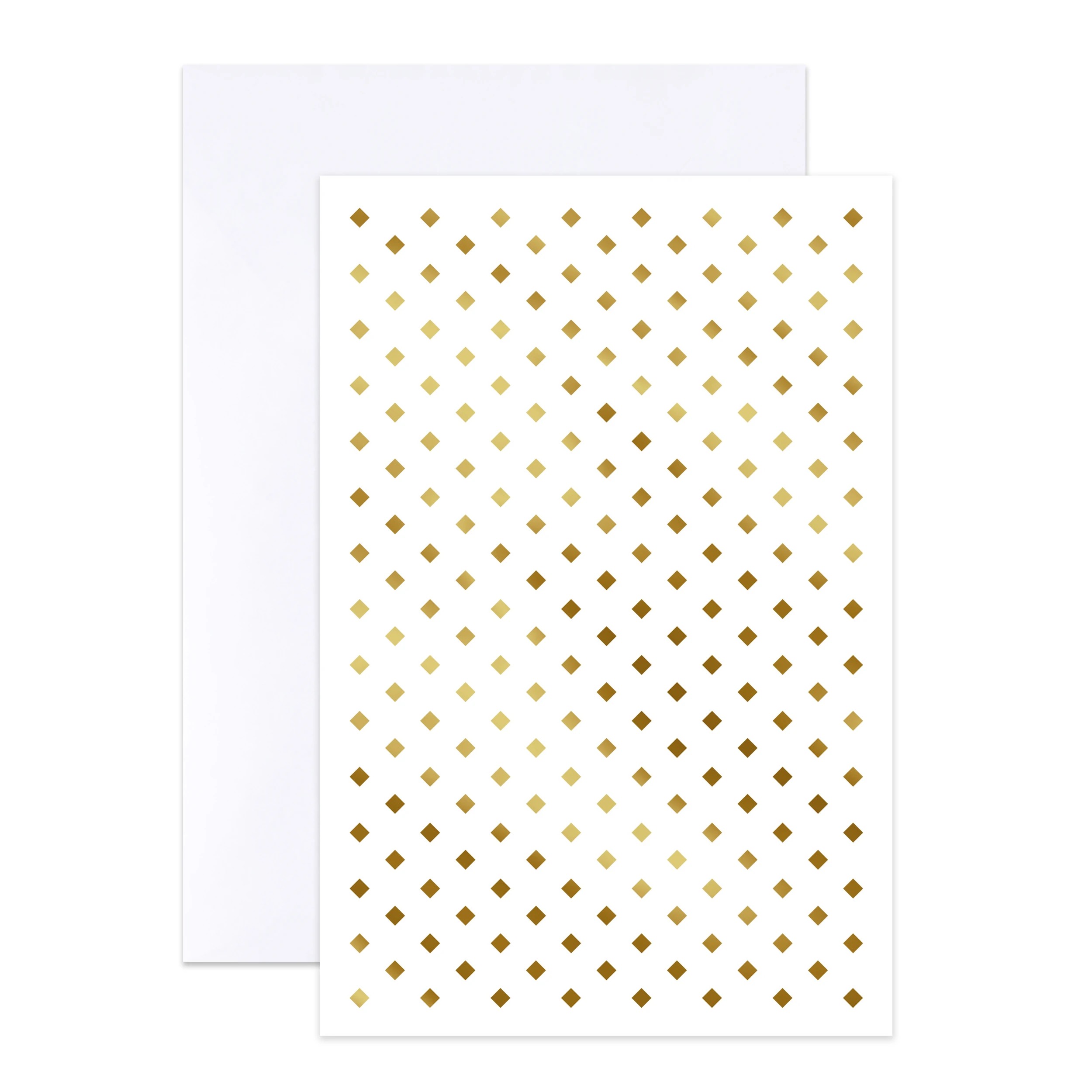 4 12 Pack Hallmark Blank Cards - Gold Pattern, 4 of 4
