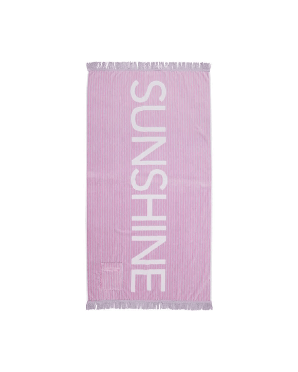 Large Cotton Beach Towel - Pink