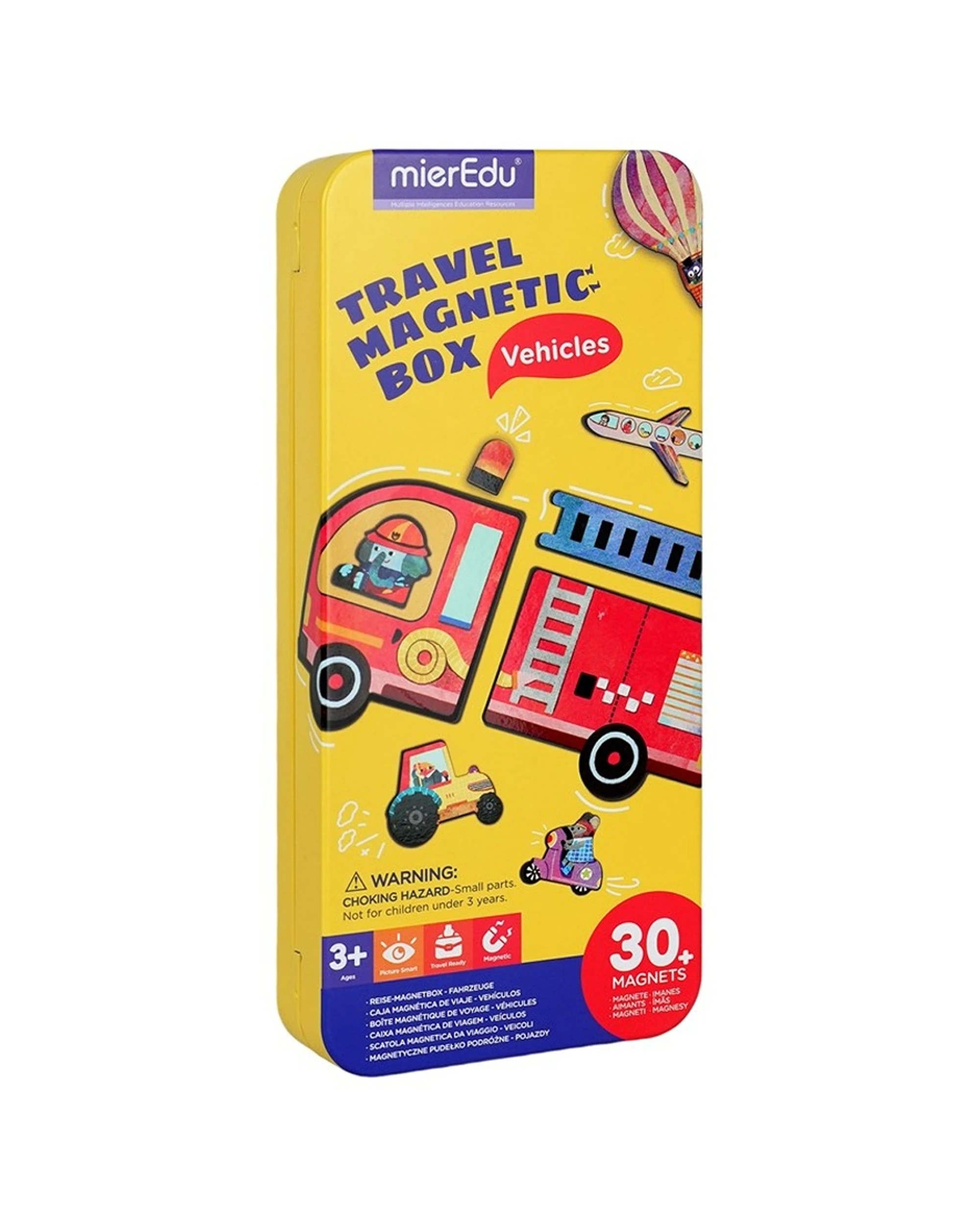 1 Mieredu Travel Magnetic Box Vehicles Kids Creative Learning Toy Set, 1 of 3