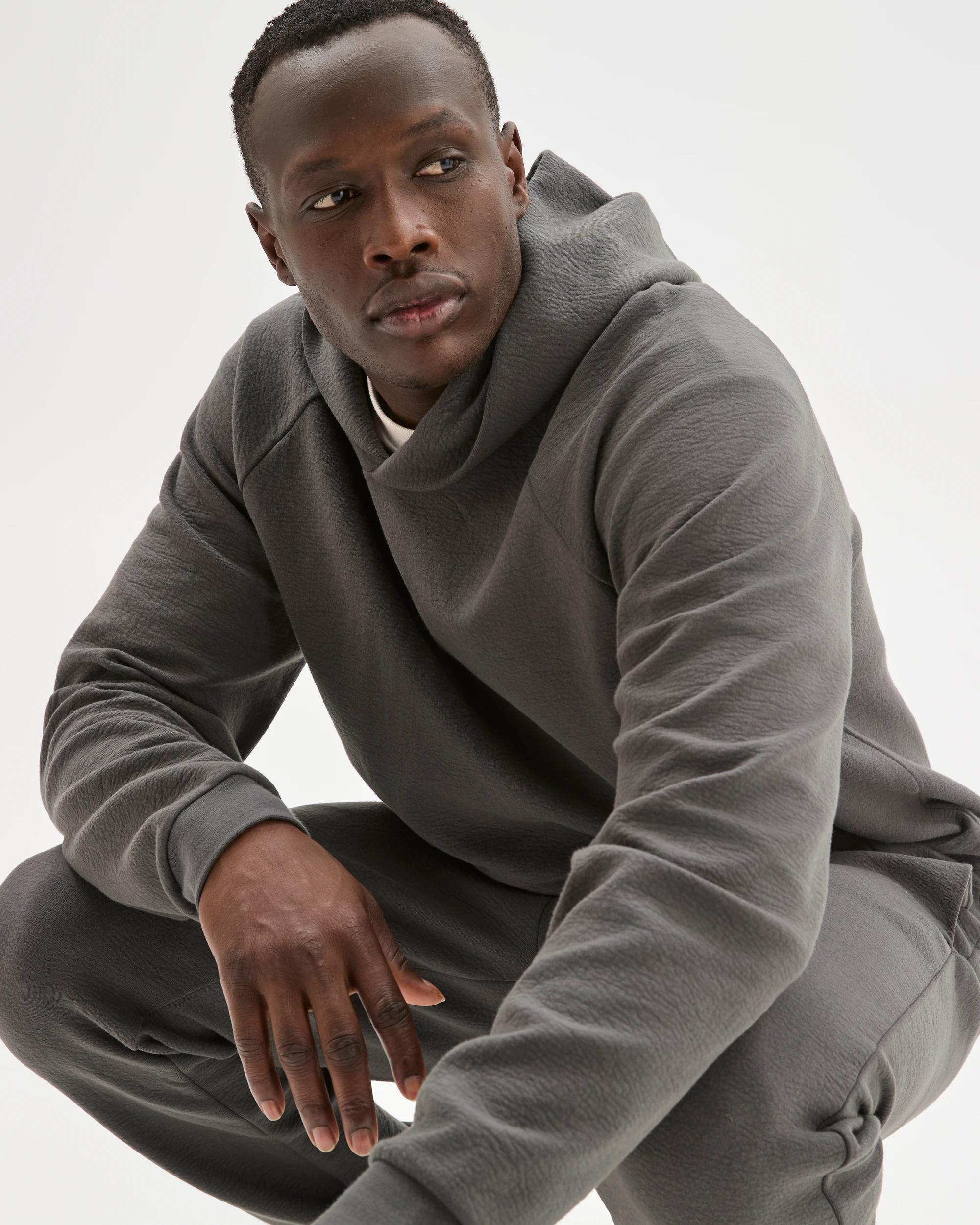 4 Target Active Active Crinkle Textured Hoodie CHARCOAL, 4 of 6