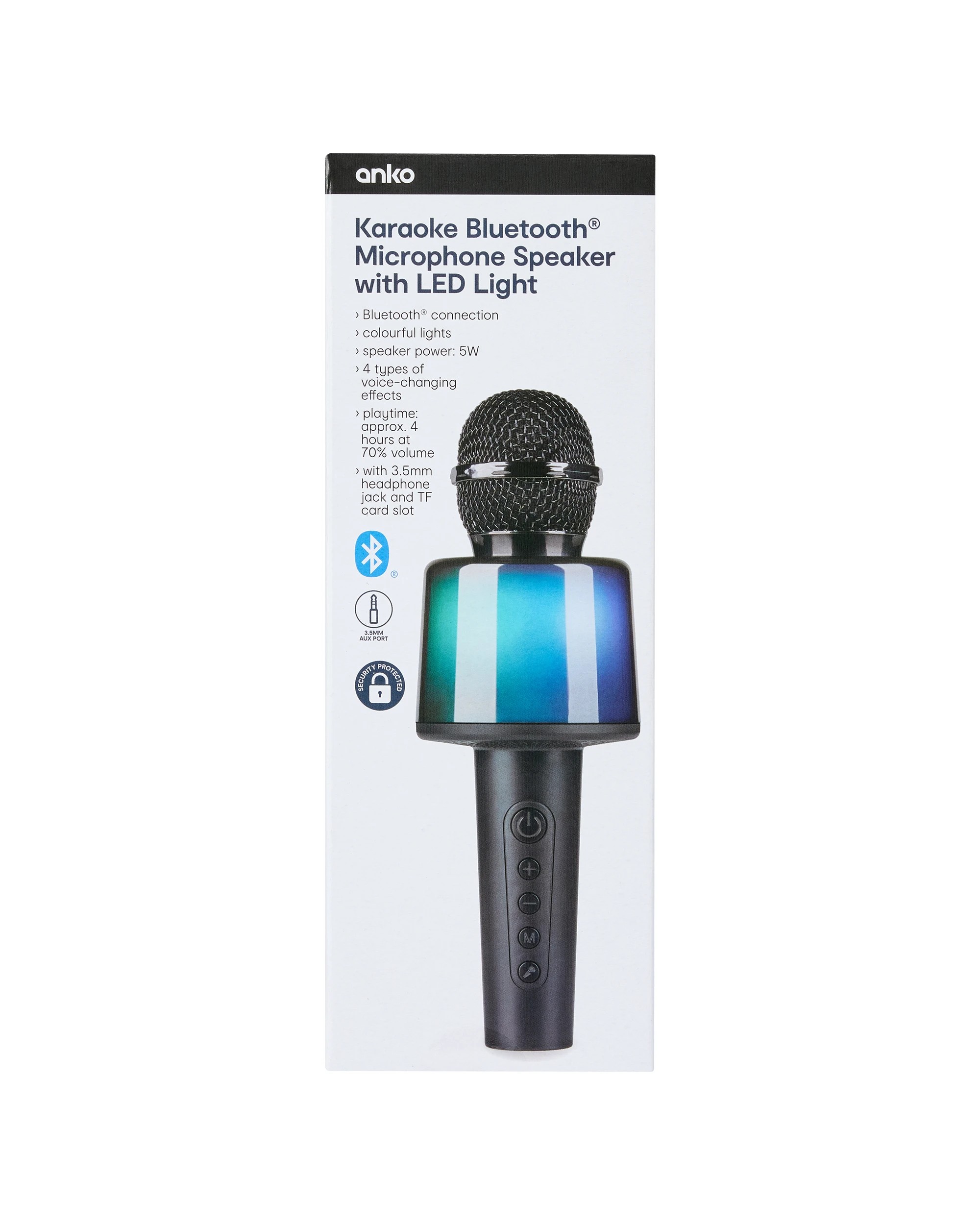10 Karaoke Bluetooth Microphone - Black, 10 of 10