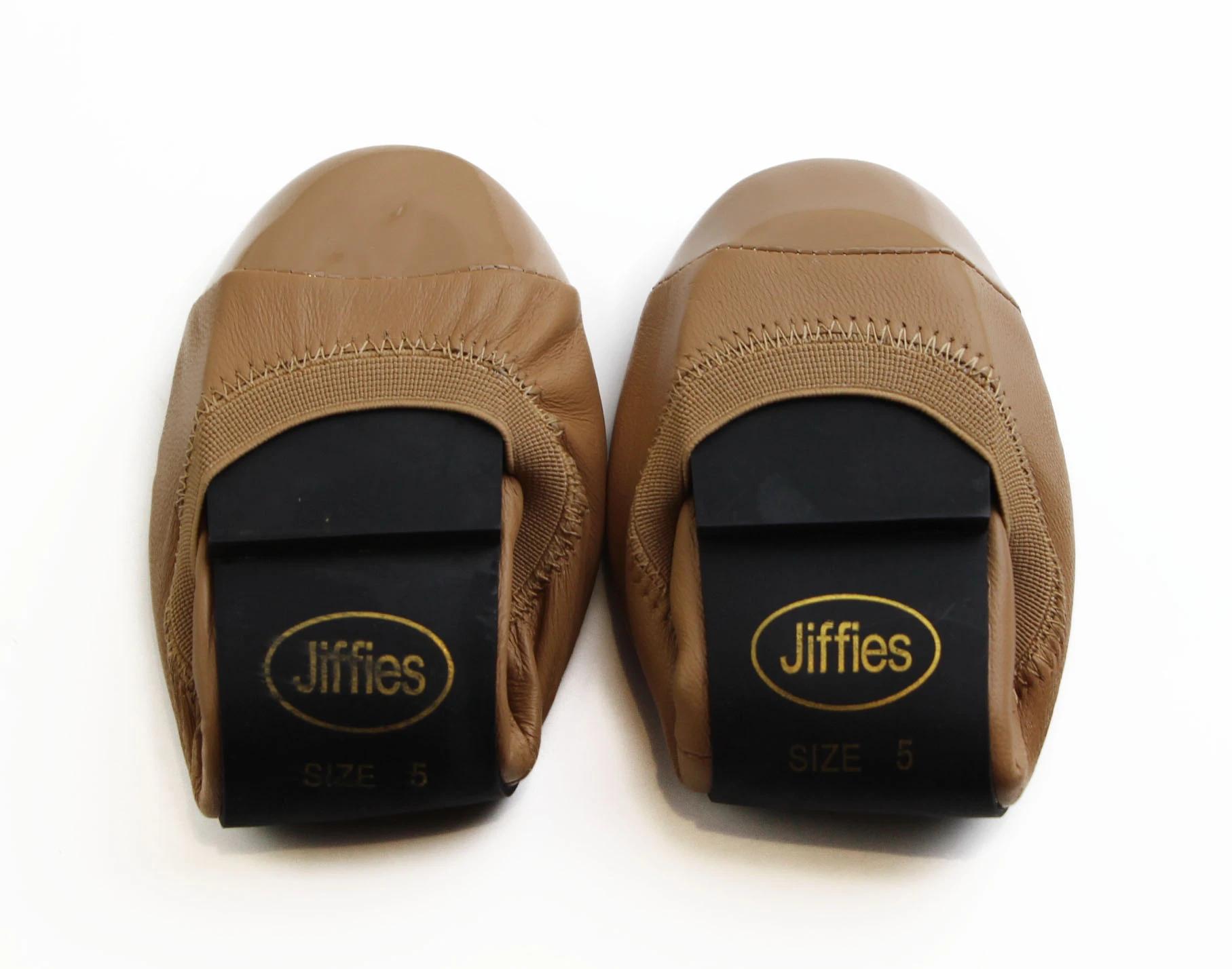 1 Jiffies Leather Ballet Lauren Womens Dance Flats Shoes CAMEL, 1 of 2