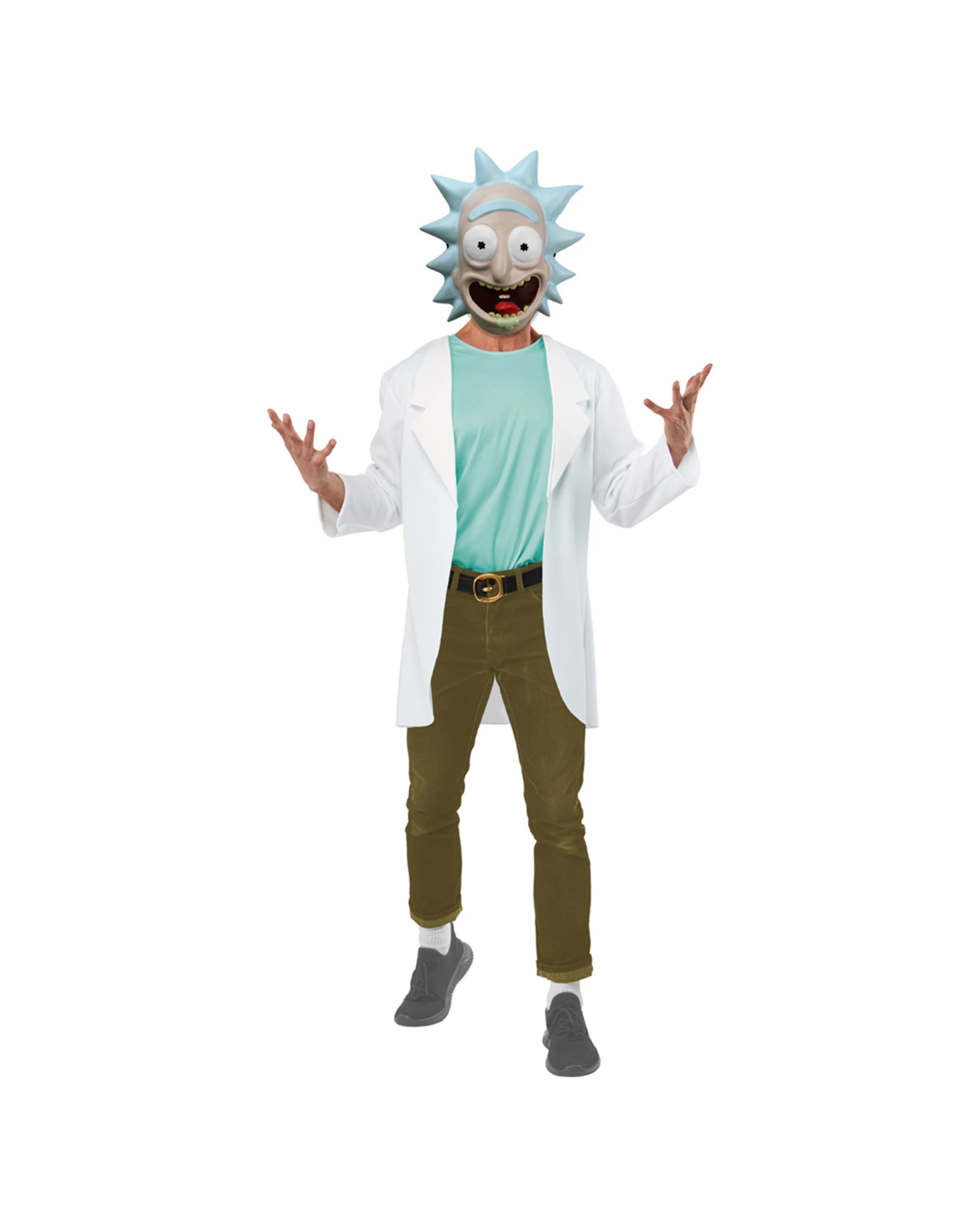 3 Rick & Morty Rick Adult Costume Party Dress Up Size M - Multi, 3 of 4
