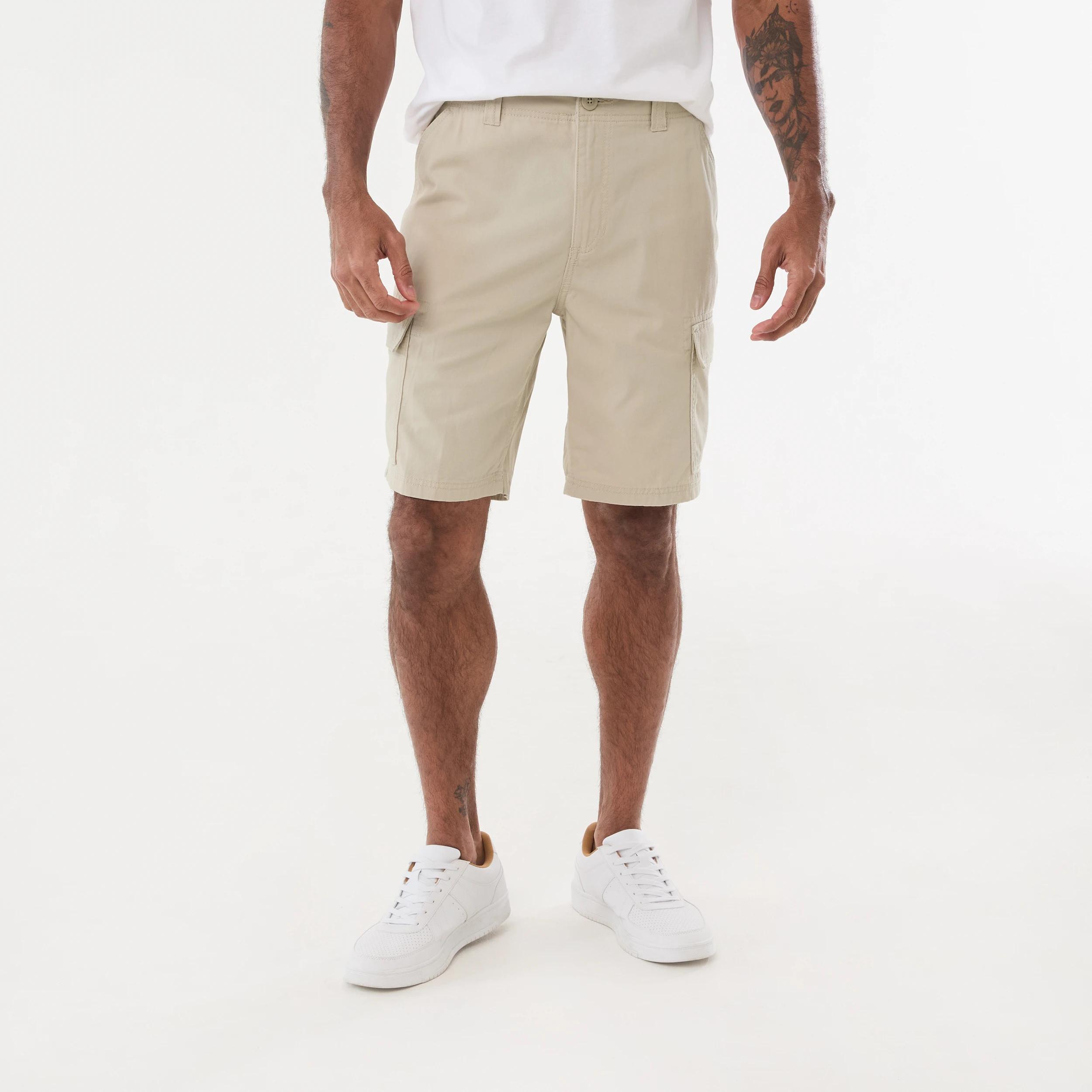 6 Fitted Waist Cargo Shorts NEUTRAL, 6 of 6