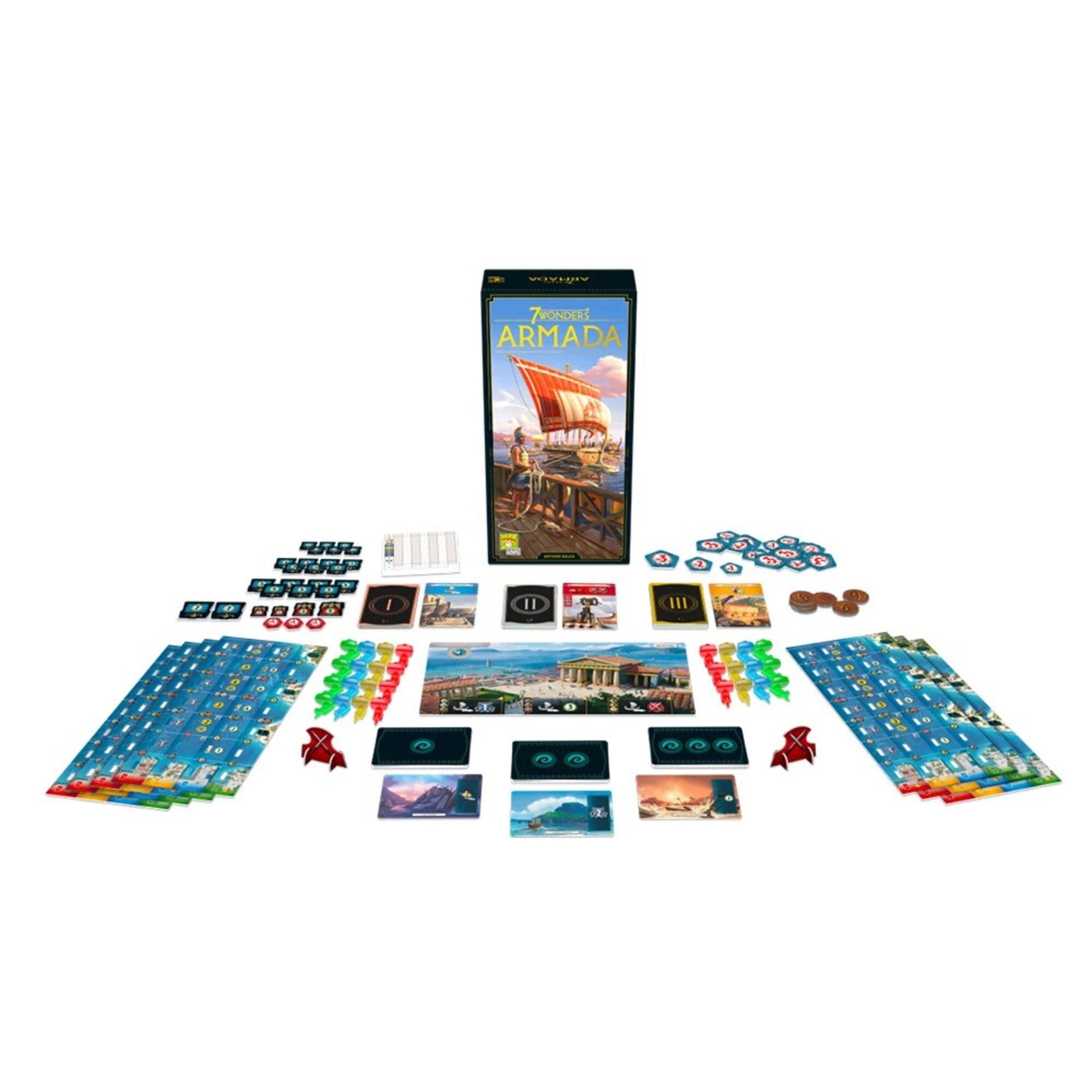 2 7 Wonders New Edition: Armada Expansion Board Game, 2 of 2