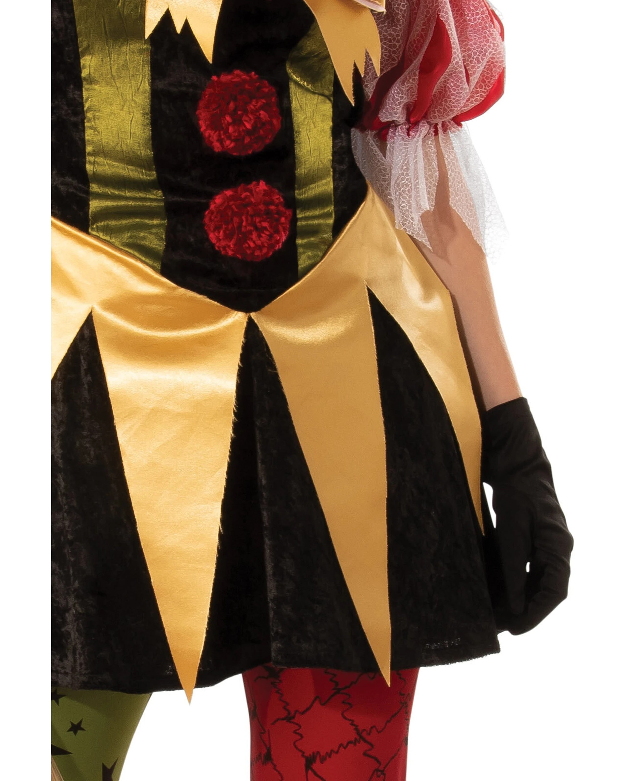 3 Rubies Evil Clown Lady Womens Dress Up Costume Size M - Multi, 3 of 3