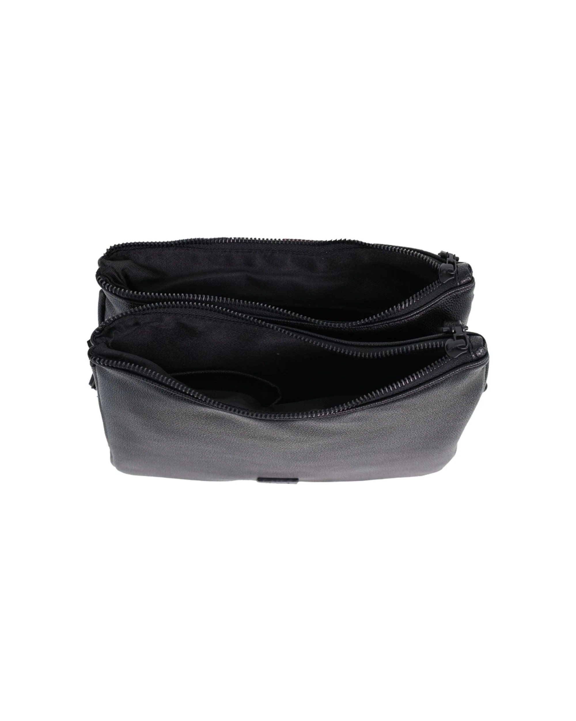 2 GAP Women's Vegan Leather Classy Shoulder Crossbody Bag With Zipped Pocket - Black, 2 of 5