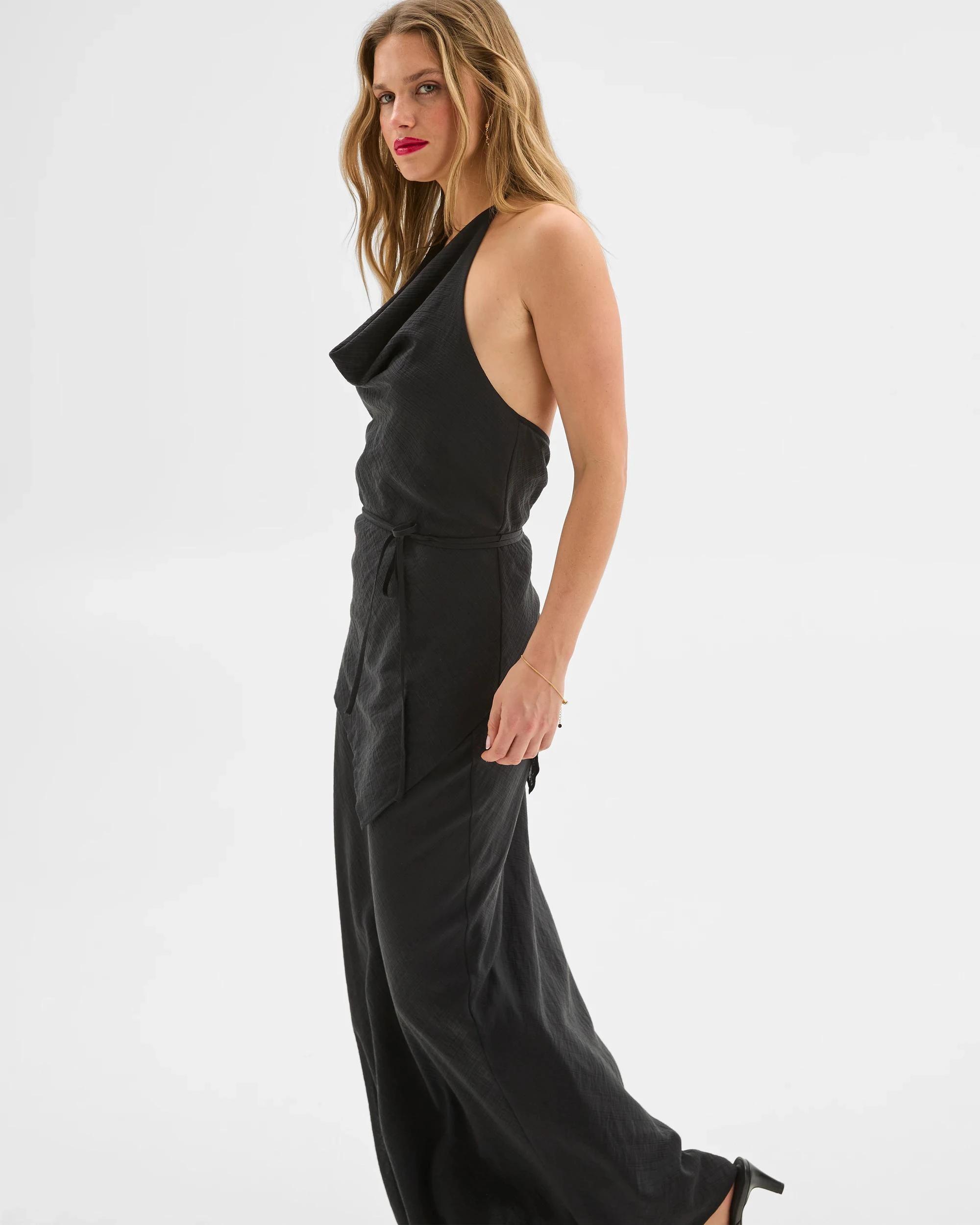 3 Textured Halter Top - Lily Loves BLACK, 3 of 6