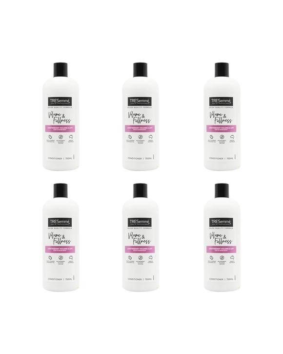 TRESemme 6PK Volume Fullness Conditioner 750ml Hair Care - White